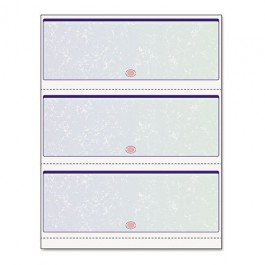 3 Per Page Blue / Green Prismatic