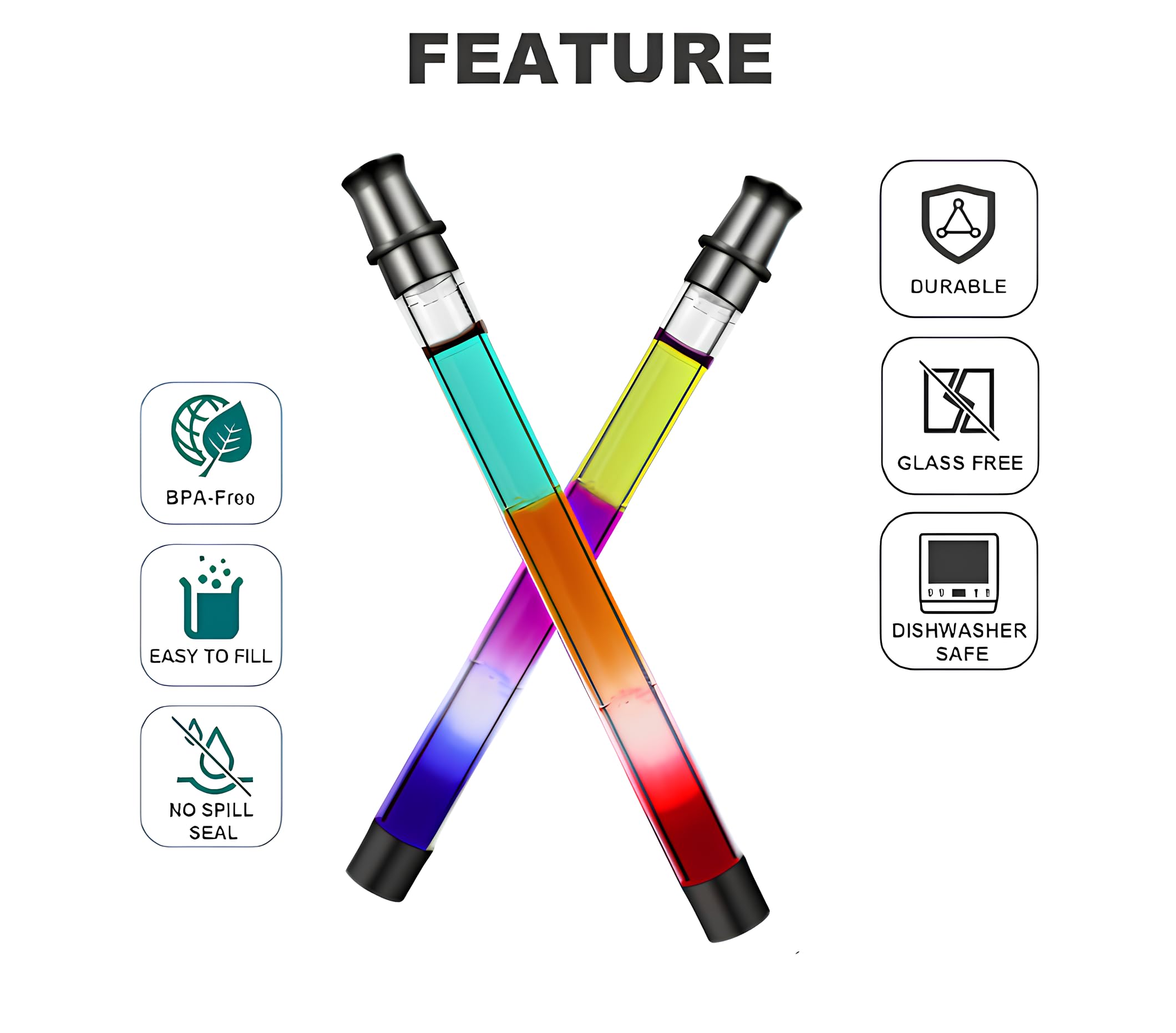 1pc Black Shot Straw Holder for Beach, Pool & Parties - Universal Fit for All Bottles & Glasses - Perfect for Cocktails, Smoothies & Outdoor Drinking