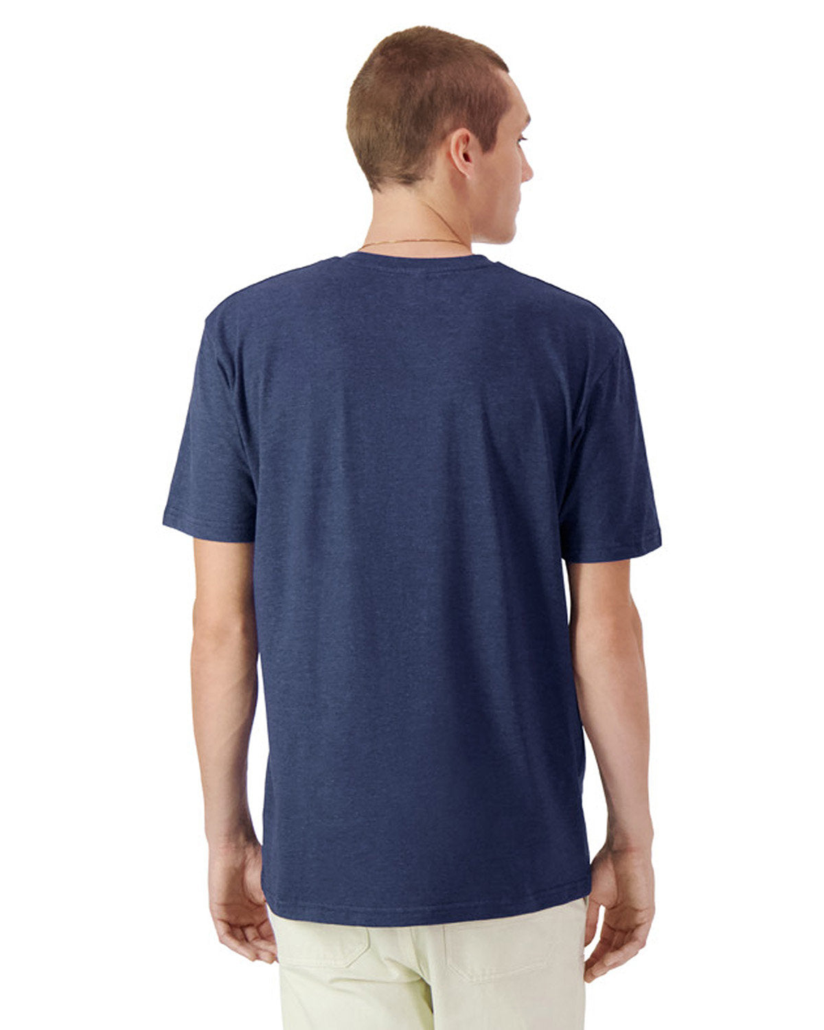 American Apparel 2004CVC Unisex Henley T-Shirt - Soft Cotton Blend Crew Neck Tee for Men & Women | Perfect for Casual Wear, Layering & Everyday Comfort