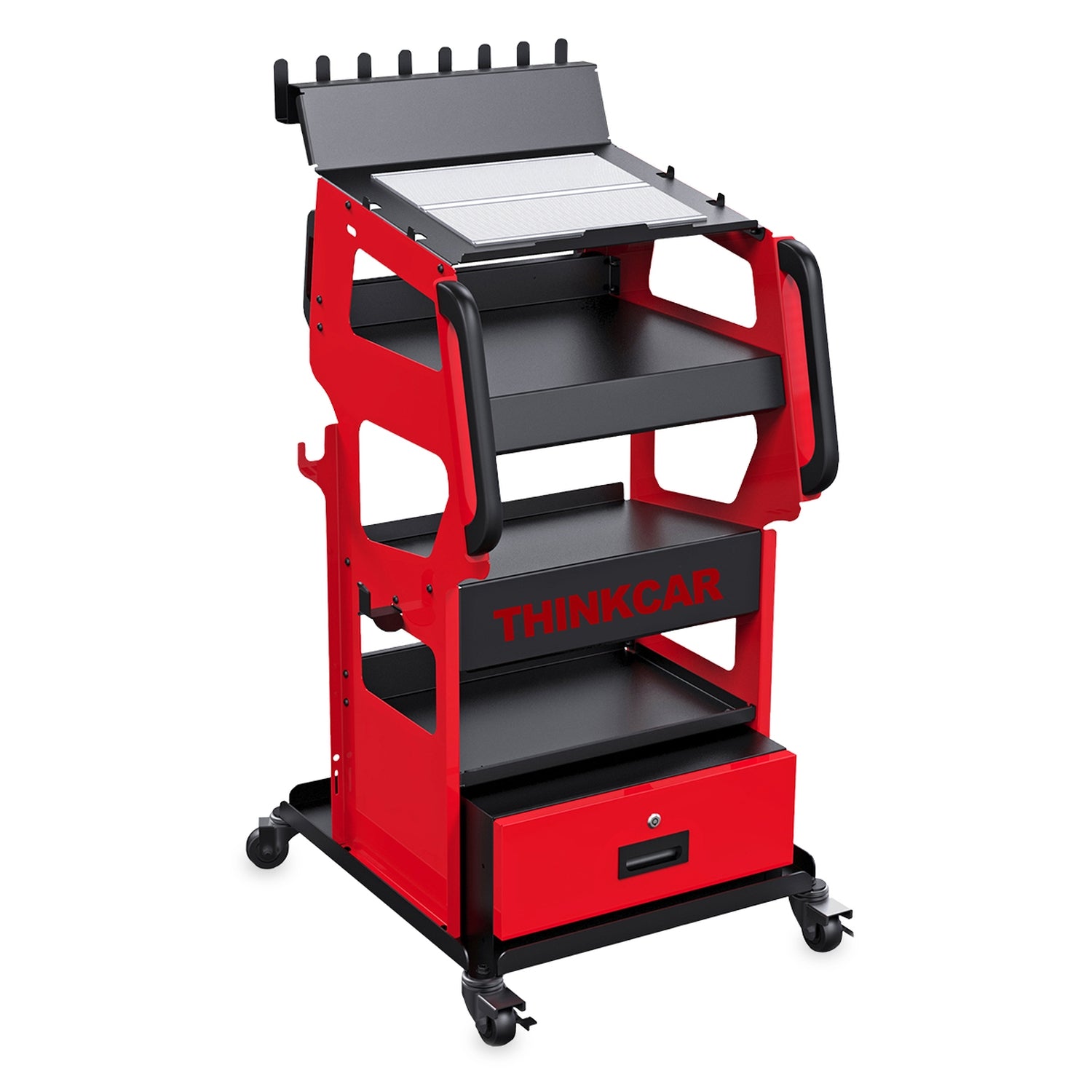 THINKCAR Rolling Tool Utility Storage Cart - Heavy Duty Mobile Tool Organizer for Mechanics & DIY Enthusiasts | Perfect for Garage, Workshop & Auto Repair Shops