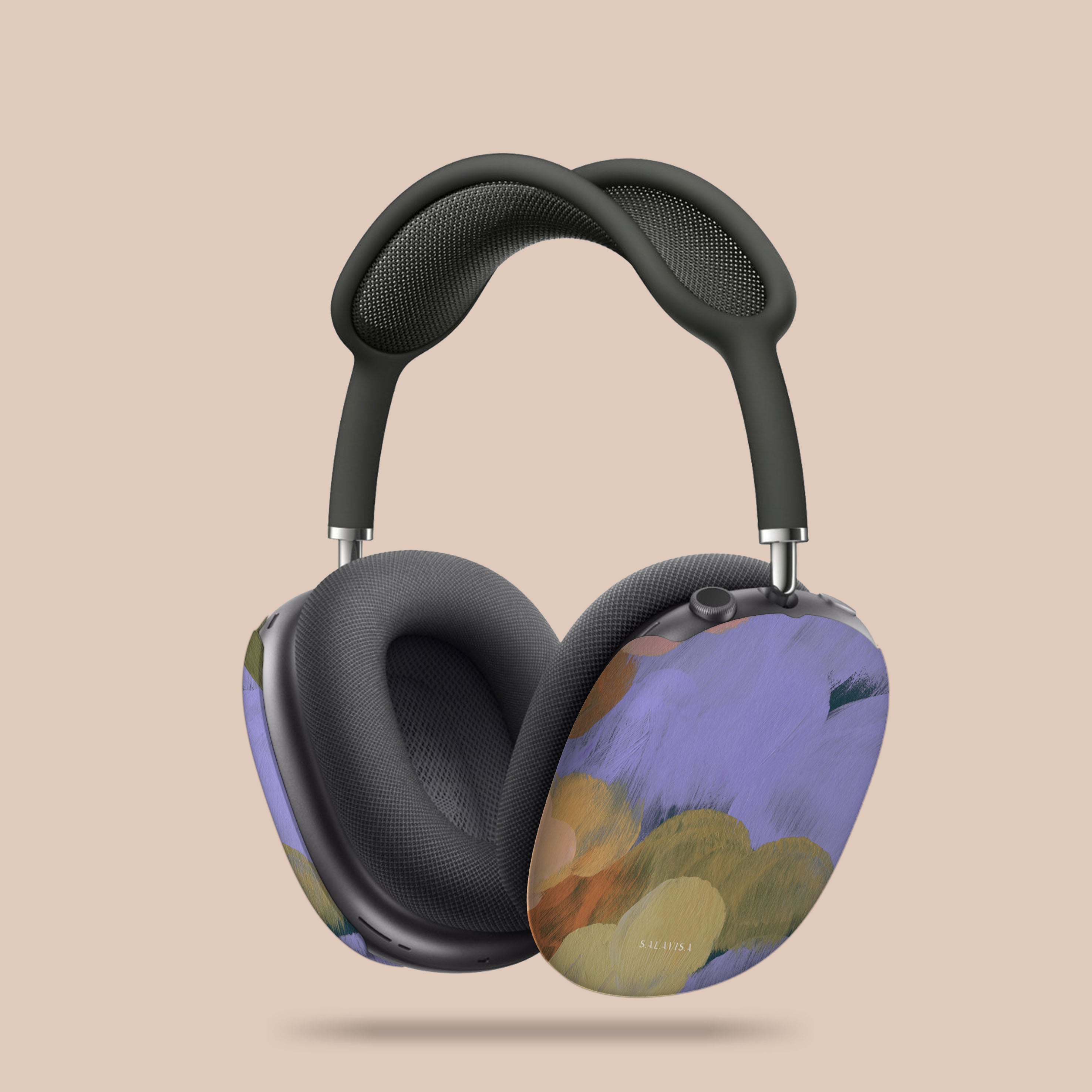 Premium Spring Canvas AirPods Max Protective Case - Durable & Stylish Cover for Apple AirPods Max Headphones - Perfect for Travel, Gym & Daily Use