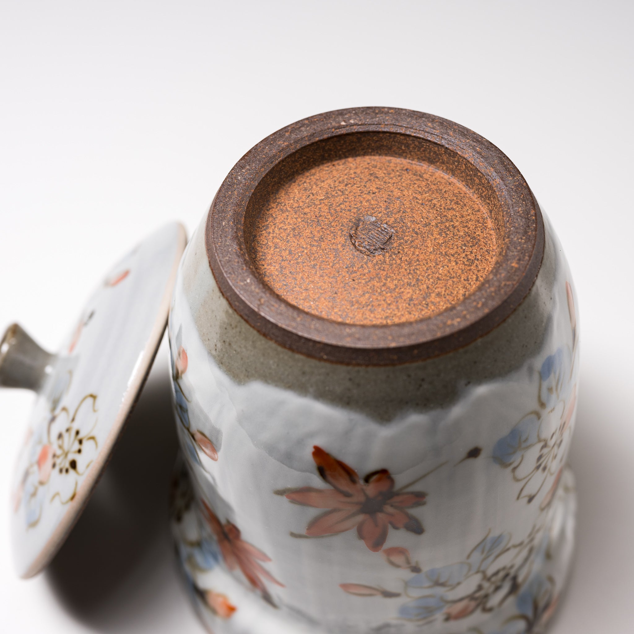 Handmade Kyoto Kiyomizu Ware Hohin Teapot - Unkin Glaze - Authentic Japanese Ceramic Teapot for Matcha, Sencha & Green Tea Brewing - Perfect for Tea Ceremonies & Home Use