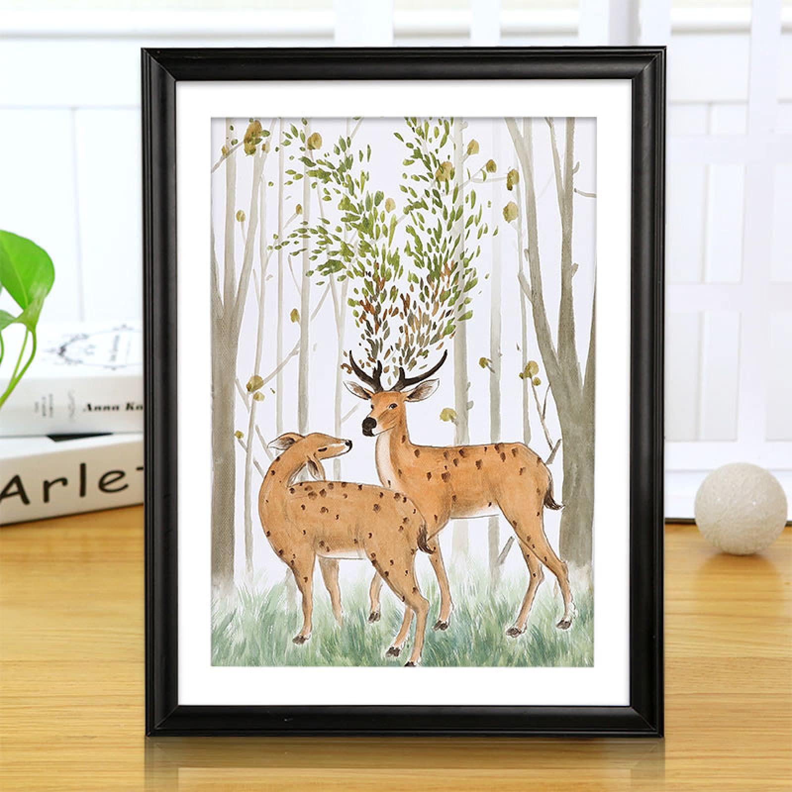 20 Inch Black Solid Wood Poster Frame - 40.6x50.8cm Wall Mount Photo Display for Certificates, Artwork & Home Decor - Perfect for Living Room, Office & Gallery Wall Decorations