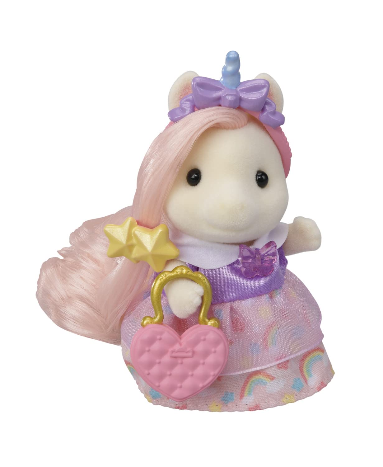 Calico Critters Pony's Vanity Dresser Set - Dollhouse Miniature Playset with Figure & Accessories for Kids | Pretend Play, Collectible Toy Gift for Girls & Boys