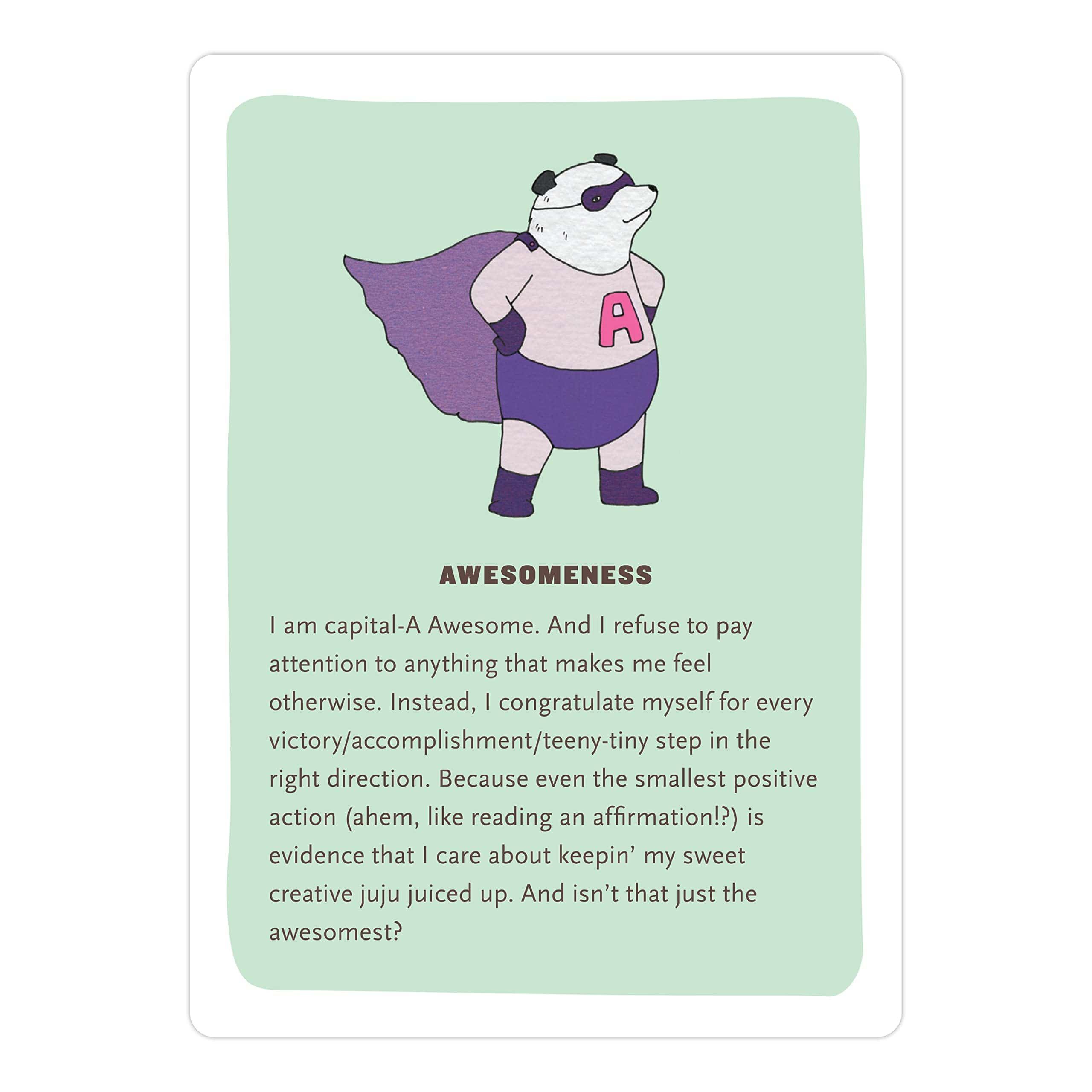 Affirmators! Deluxe Deck - 100 Motivational Affirmation Cards for Daily Inspiration, Self-Care & Positive Thinking | Perfect for Meditation, Journaling & Therapy Sessions