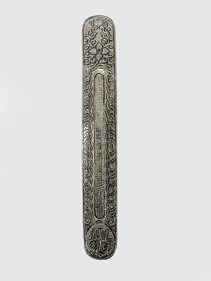 Namaste Metal Embossed Incense Holder - Tree Design for Yoga Meditation & Spiritual Decor | Perfect for Home Altar, Meditation Room & Gift Giving