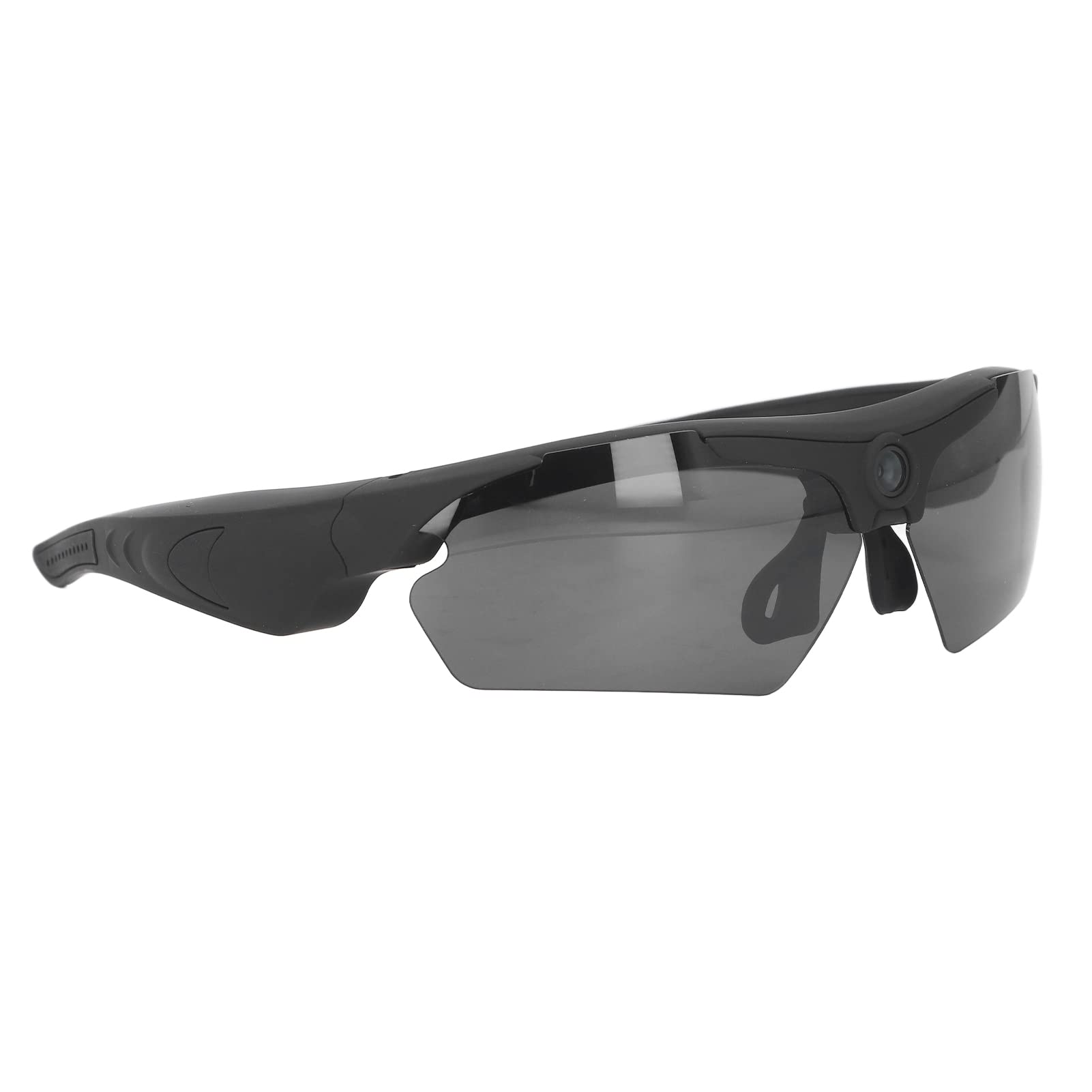 PUSOKEI HD 1080P Camera Glasses - Wearable Video Recording Sunglasses with Photo Capture, Portable Sports Action Camera for Cycling, Hiking, Fishing, Hunting - Perfect for Outdoor Adventures & Hands-Free Recording (Black)