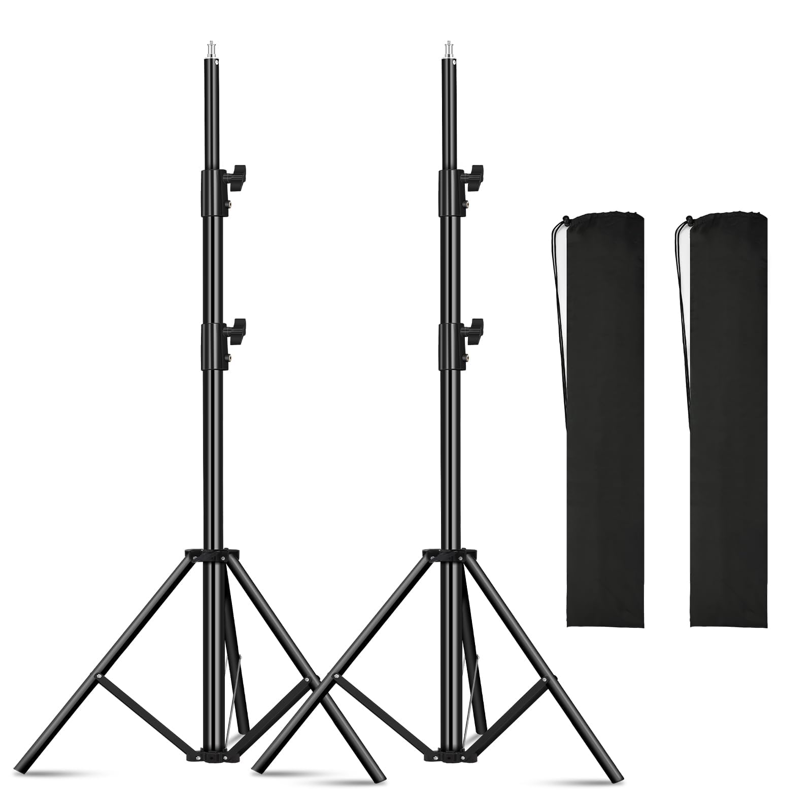 2-Pack Heavy Duty Light Stand 9.2ft/110