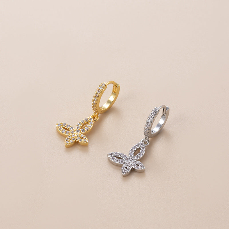 Sparkly 9mm Cartilage Huggie Hoop Earrings for Second Lobe Piercing | HSPJ879 | Perfect for Everyday Wear & Special Occasions