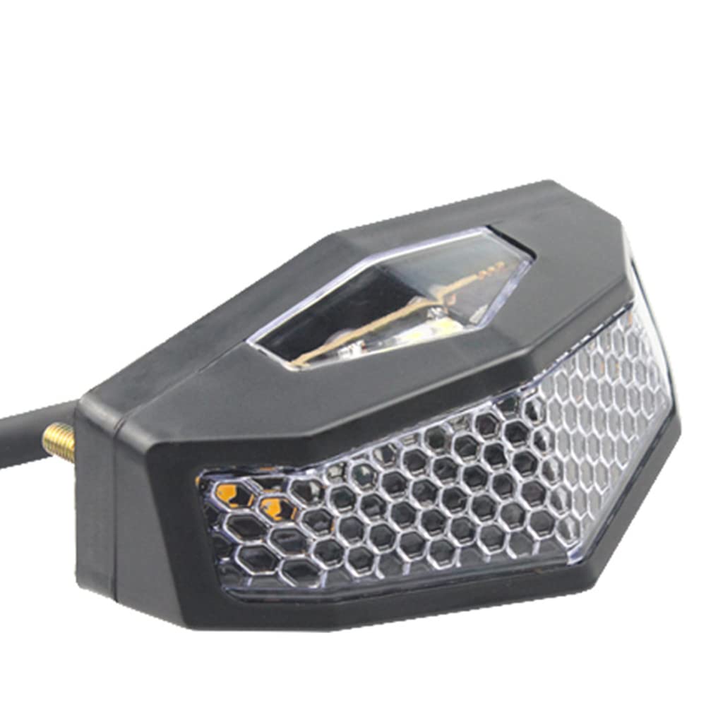 12V LED Universal Motorcycle Integrated Brake Tail Light with Turn Signals & License Plate Lamp - Compatible with Honda, Street Bikes & Scooters - Perfect for Night Riding, Safety Enhancement & Custom Builds