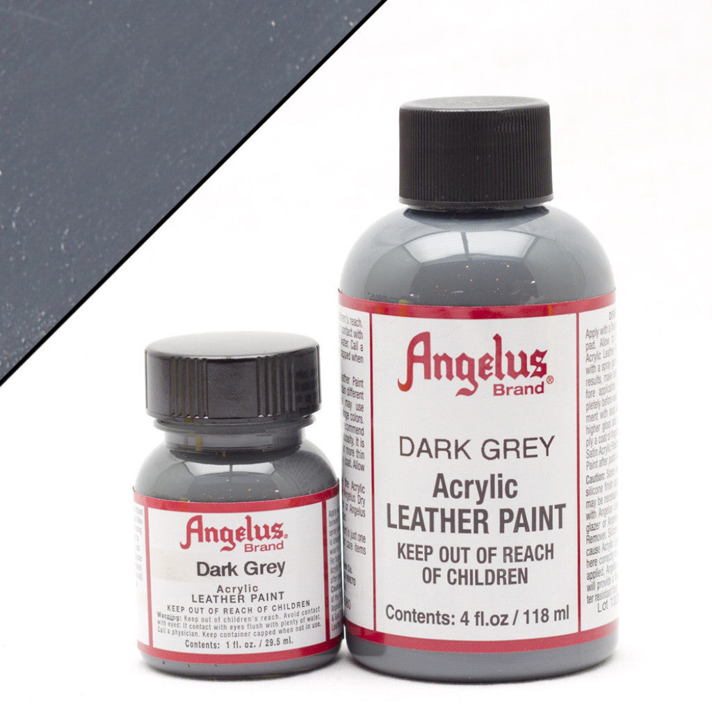 ANGELUS Acrylic Leather Paint - 4 fl oz Bottle for Leather Shoes, Bags & Jackets - Premium Waterproof Leather Dye for DIY Craft & Repair Projects