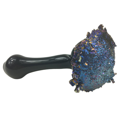 Tony Kazy Bismuth Spoon Pipe - Premium Handcrafted Smoking Pipe for Herbs & Tobacco - Perfect for Travel, Camping & Relaxation