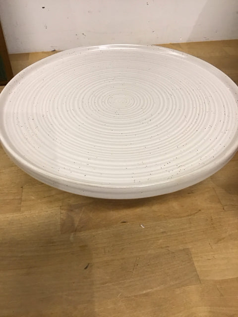 12-Inch Footed Cake Stand - Elegant Dessert Display for Weddings, Parties & Afternoon Tea | Durable Glass Serving Plate for Cakes, Pastries & Treats