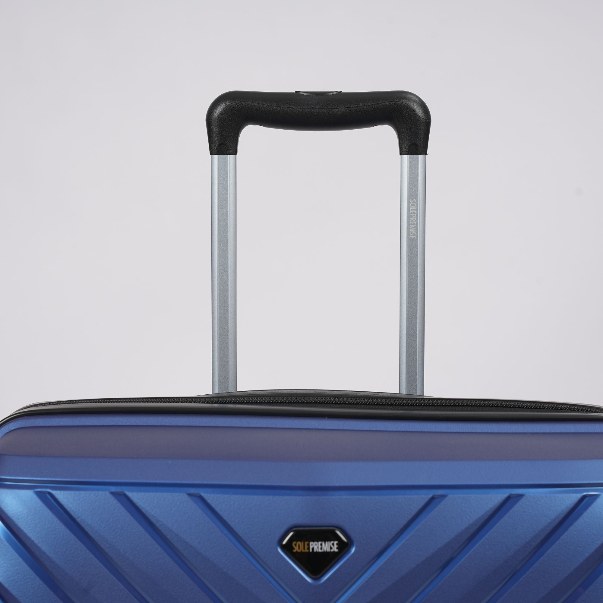 Durable Blue Hardcase Rolling Luggage Set (28