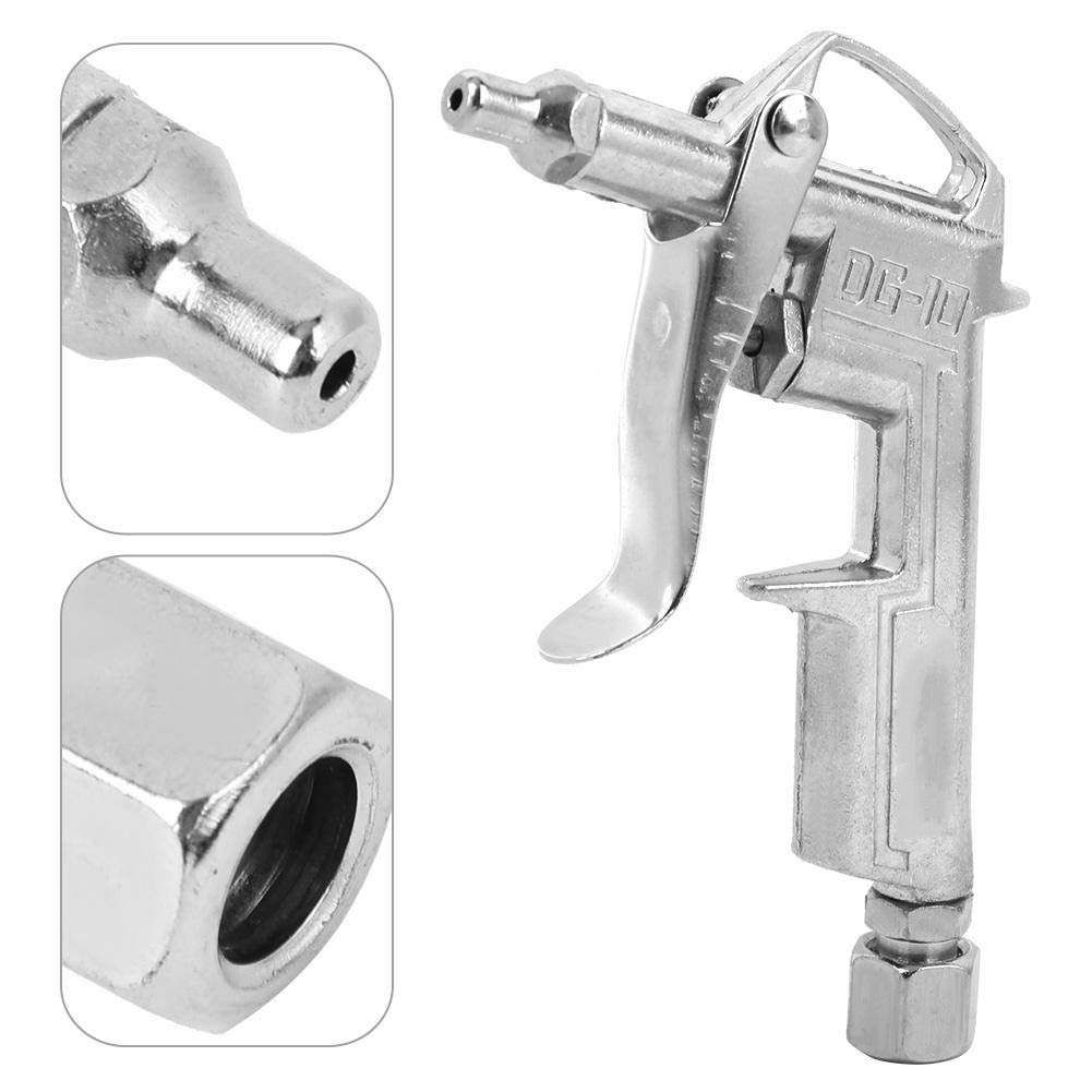 DG-10 Adjustable Pneumatic Air Nozzle Blow Gun - Aluminum Alloy Dust Cleaning Tool for Motorcycle Repair, Workshop & Industrial Cleaning (High-Pressure Air Duster for Auto Maintenance, Electronics, HVAC Systems)