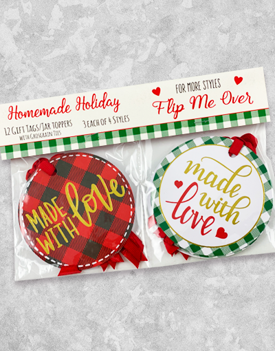 12 Count DIY Holiday Gift Tags - Handmade Christmas Labels for Presents, Wrapping & Stocking Stuffers | Perfect for Holiday Gifts, Party Favors & Seasonal Decorations
