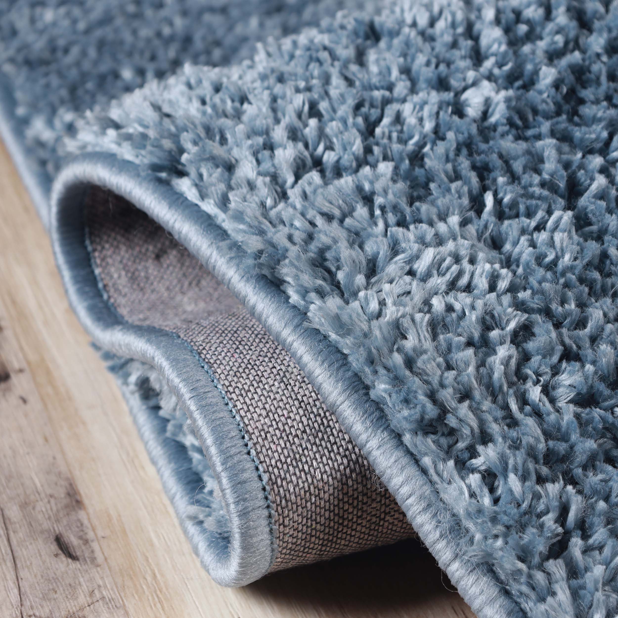 Berlin Solid Indoor Plush Shag Runner Rug - Soft Area Rug for Living Room, Bedroom, Nursery - Non-Slip Comfortable Floor Mat for Home Decor