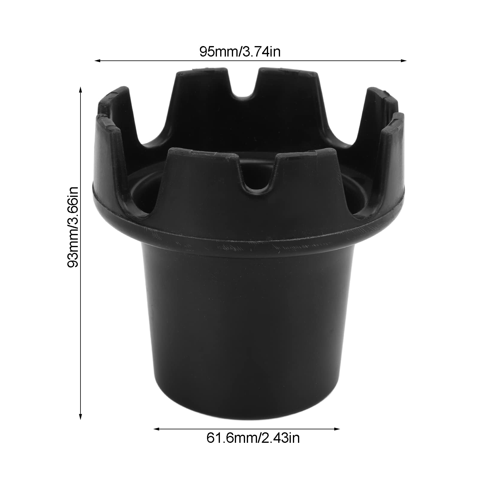 Universal Club Car Cup Holder Ashtray for Golf Carts & Trucks - Durable & Spill-Proof Design for Outdoor & Road Trips