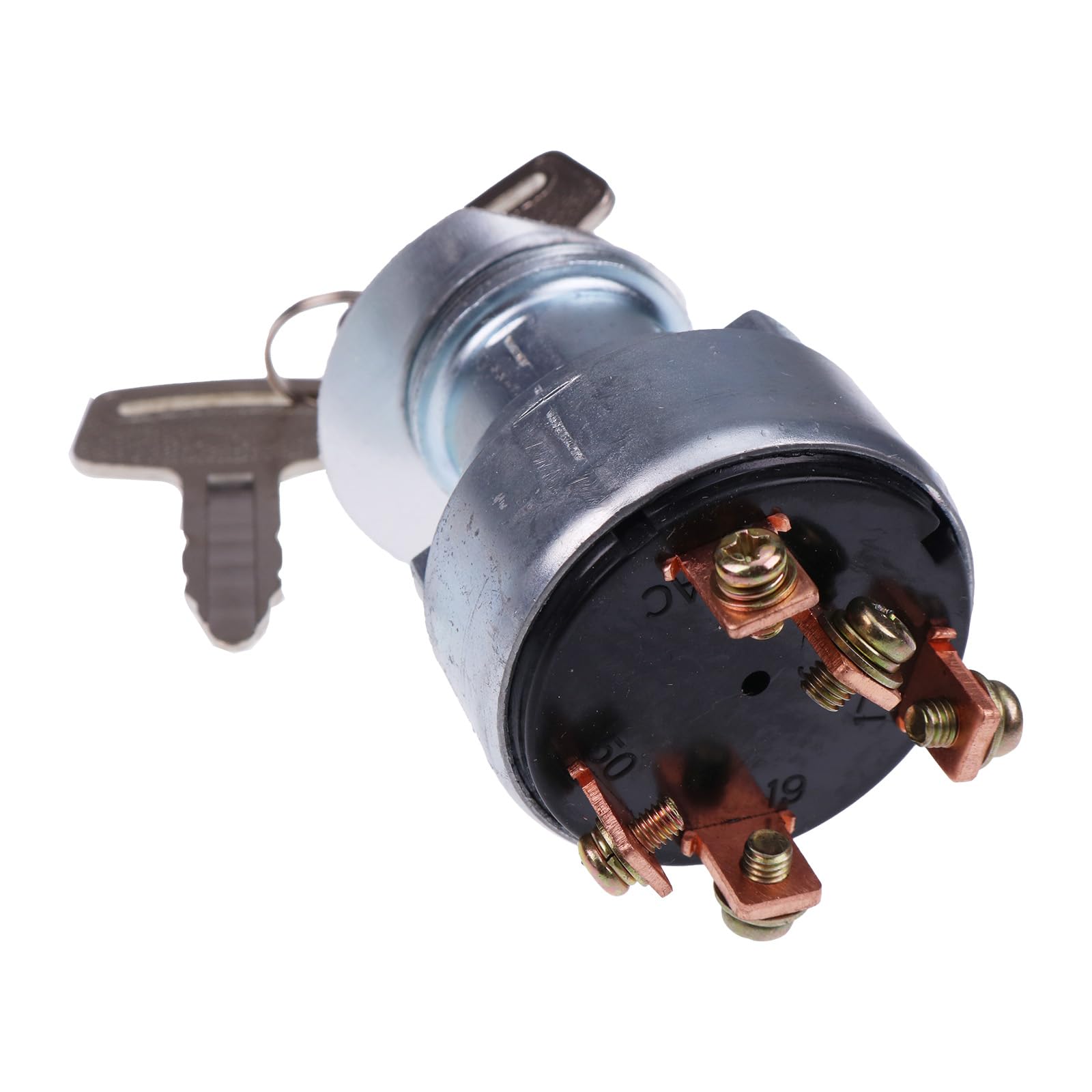 Kubota Ignition Starter Key Switch 1E013-63590 183827 - Compatible with D722, D902, D1305, V1305 Engines & Grasshopper Mowers 721, 721D, 721D2, 321D, 722D, 722D2, 322D, 725D, 325D, 729, 729G2, 729T6, 329, 928D, 928D2, 930D2, 428D - Replacement Part for Tractor & Lawn Mower Ignition System