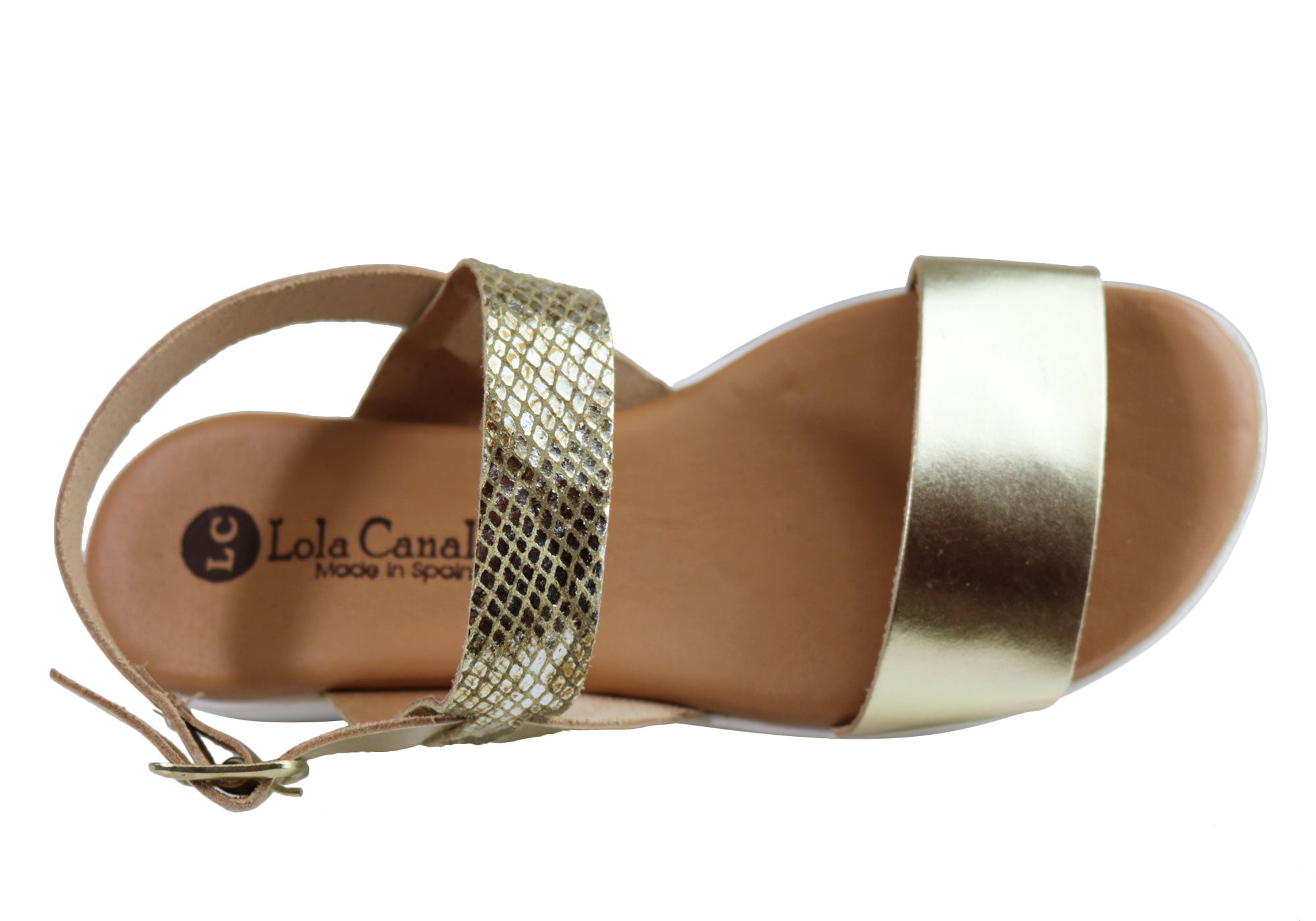 Lola Canales Gab Women's Comfortable Soft Leather Sandals - Handmade in Spain - Perfect for Summer, Beach & Casual Outings