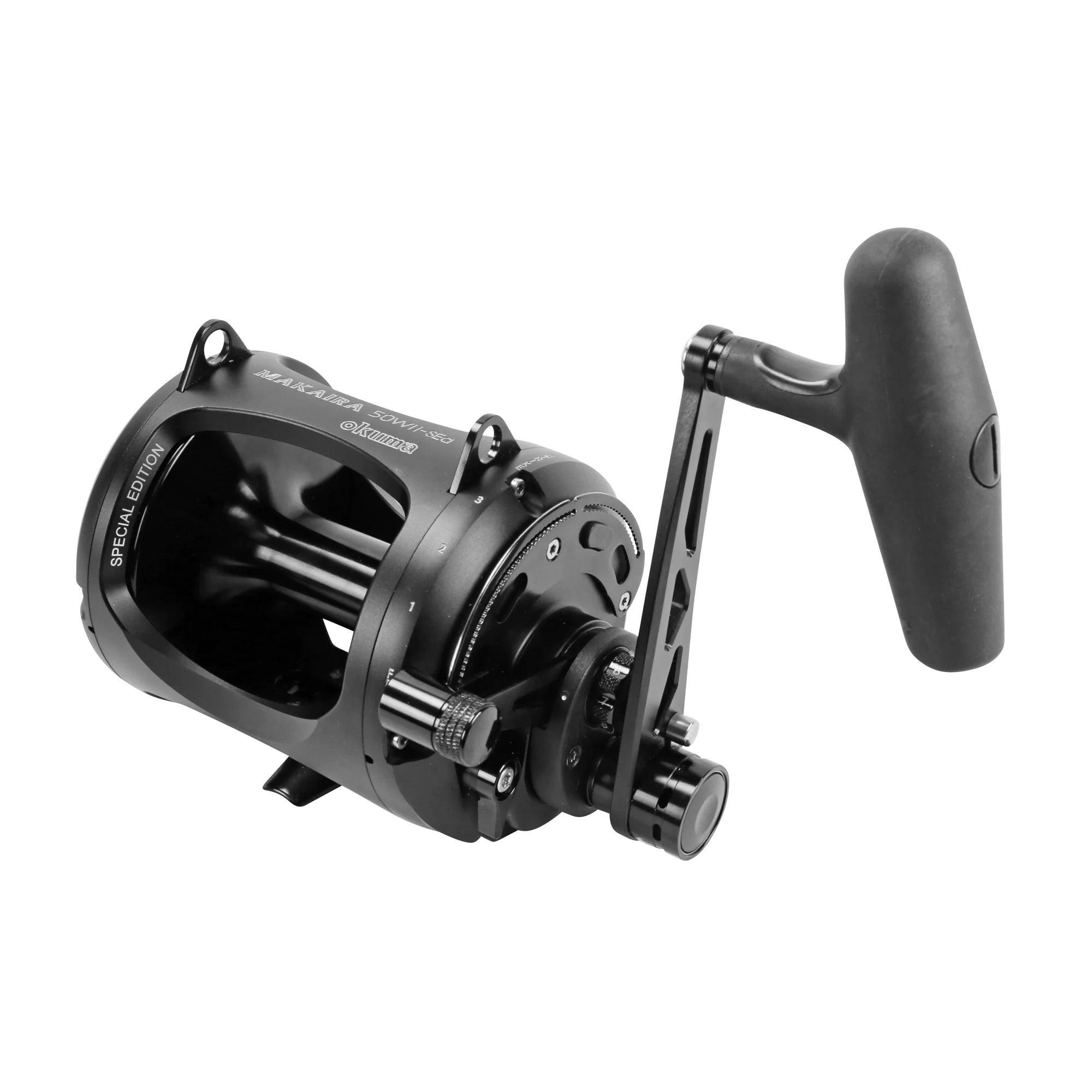 Okuma Makaira LBS Land Based Shark Fishing Reels - Heavy Duty Saltwater Spinning Reel for Big Game Fishing - Perfect for Shoreline, Pier, and Beach Shark Angling