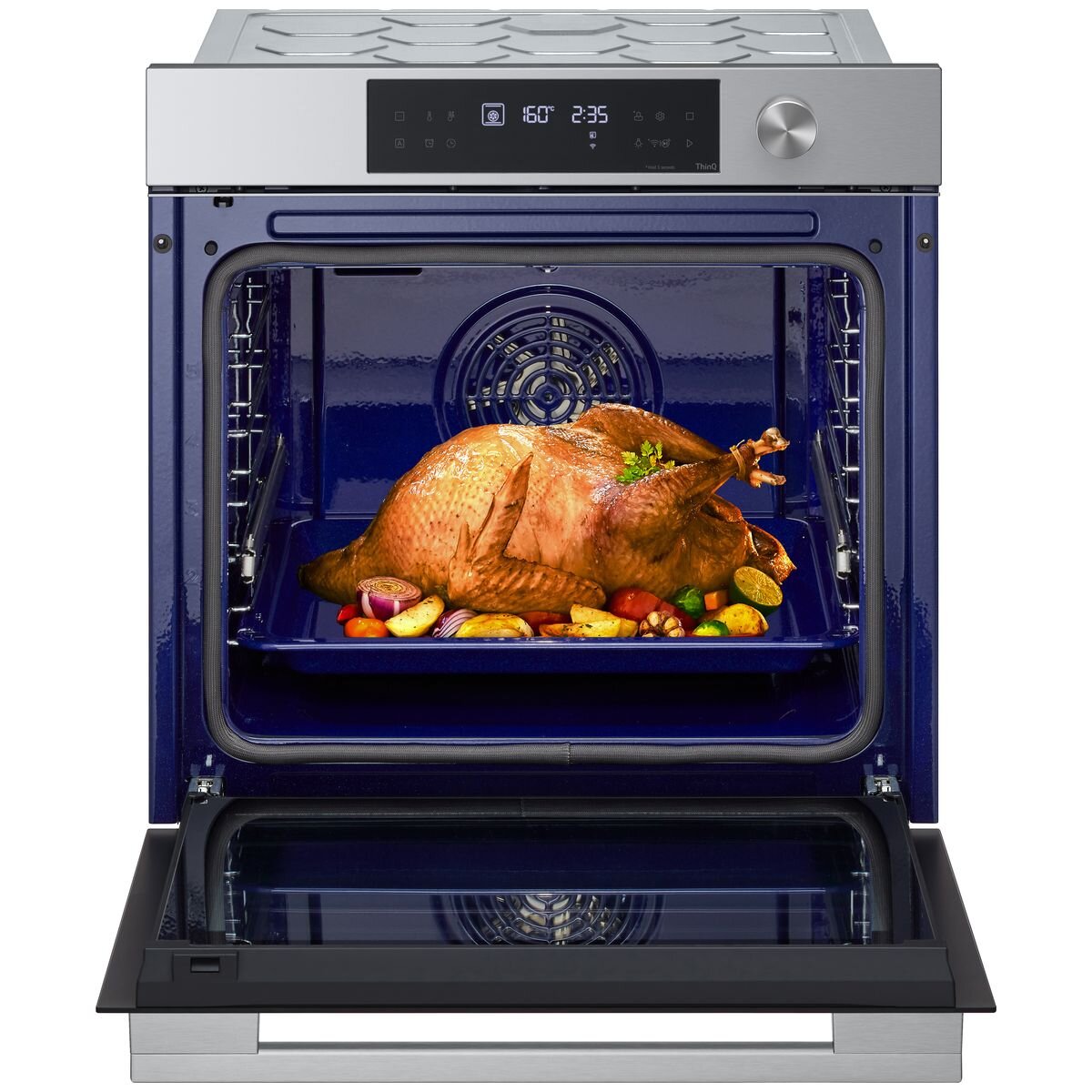 LG 60cm InstaView Series 7 Pyrolytic Self-Cleaning Oven with Stainless Steel Design - BO607G1S4 - Perfect for Modern Kitchens, Baking, Roasting & Family Cooking