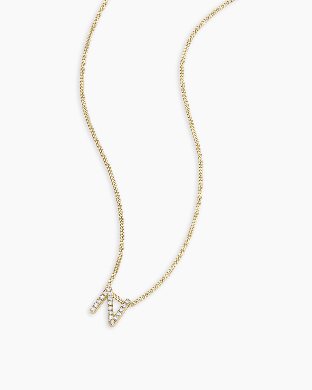Diamond Alphabet Necklace - Personalized Initial Pendant Jewelry for Women - Perfect Gift for Birthday, Anniversary & Valentine's Day