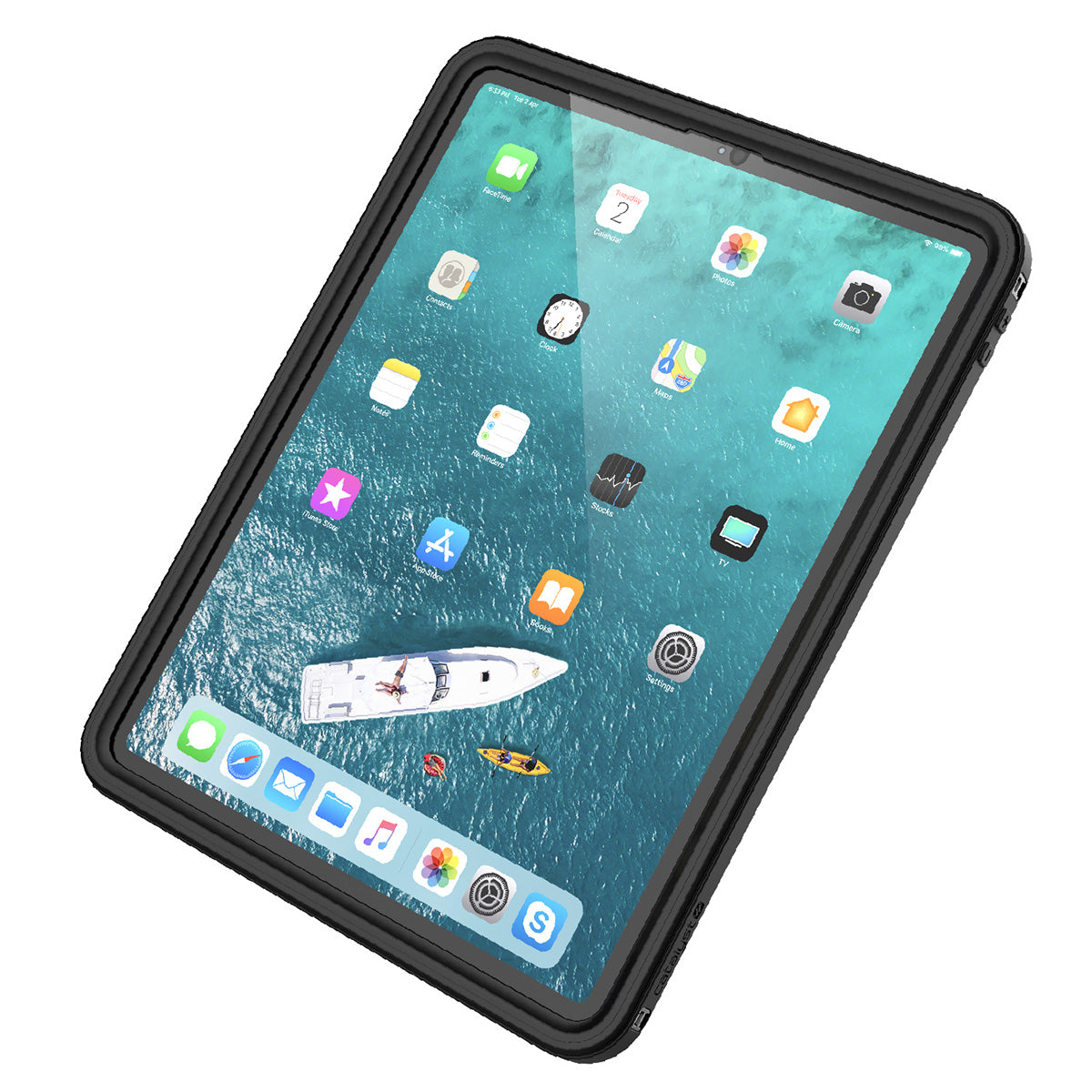 iPad Pro 3rd Generation 12.9-inch Waterproof Protective Case - Shockproof Cover for Swimming, Beach & Outdoor Activities