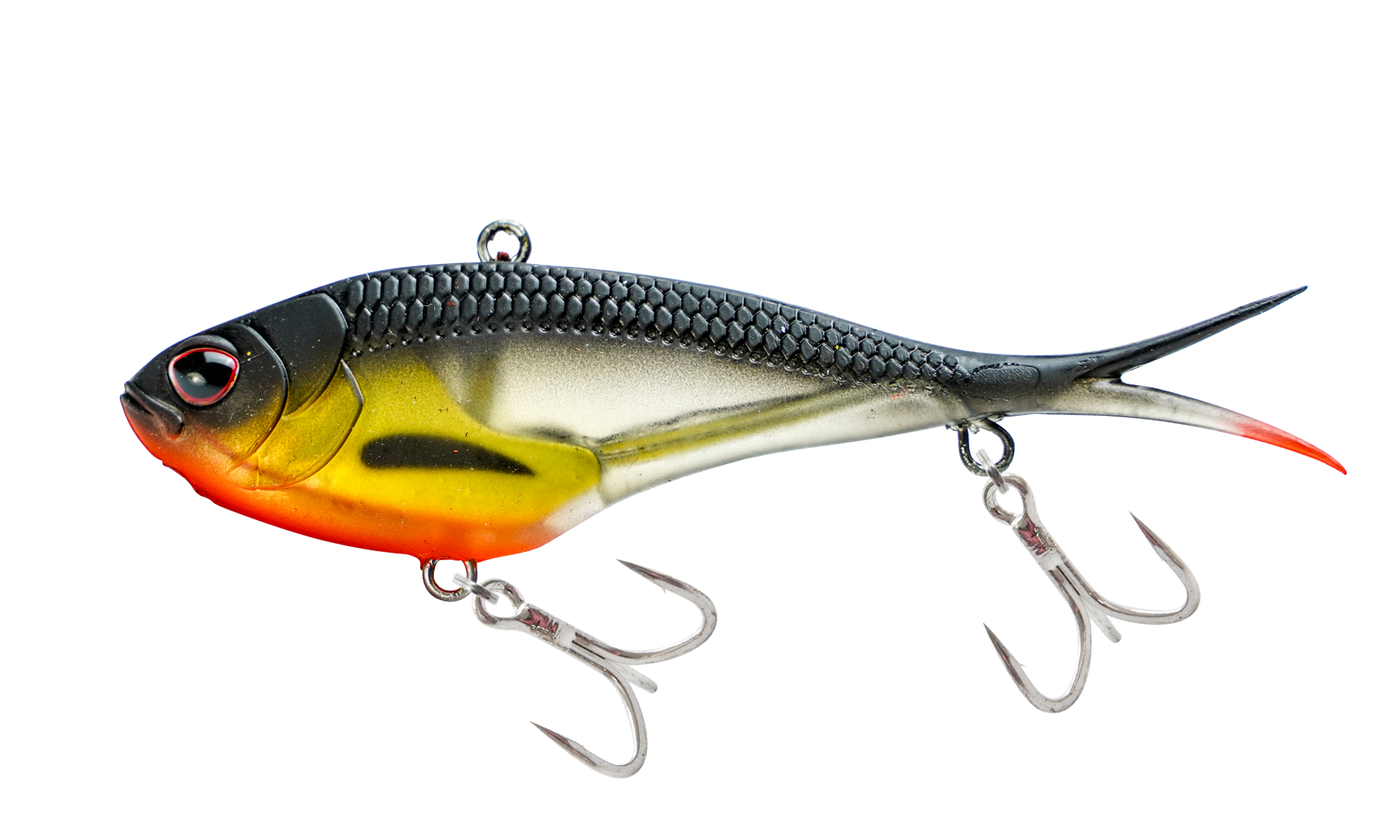 Vertrex Max 75 Vibe - 75mm 11g Fishing Lure for Bass Trout Salmon - Perfect for Freshwater Saltwater Angling