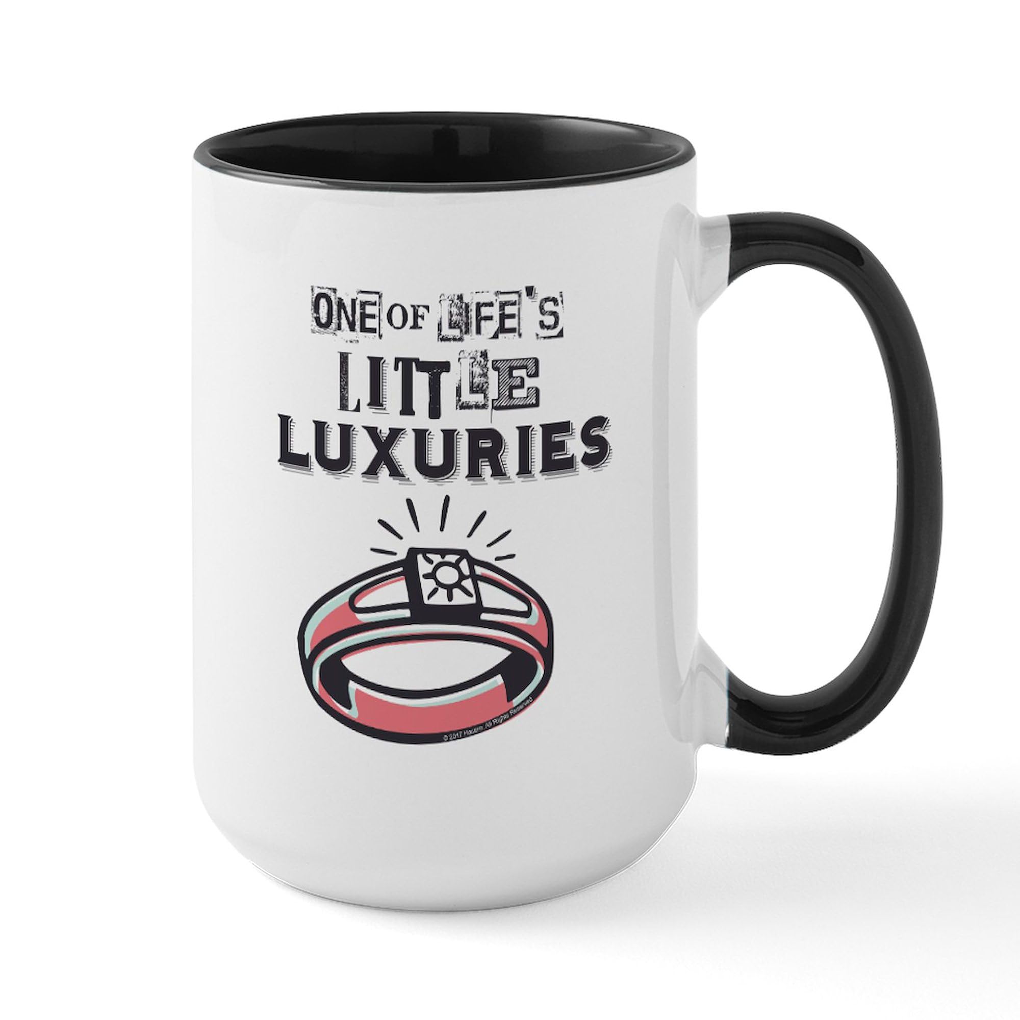 Monopoly Luxuries 15 oz Ceramic Coffee Mug (444ml) - Perfect for Hot & Cold Drinks, Office, Home, or Gifts