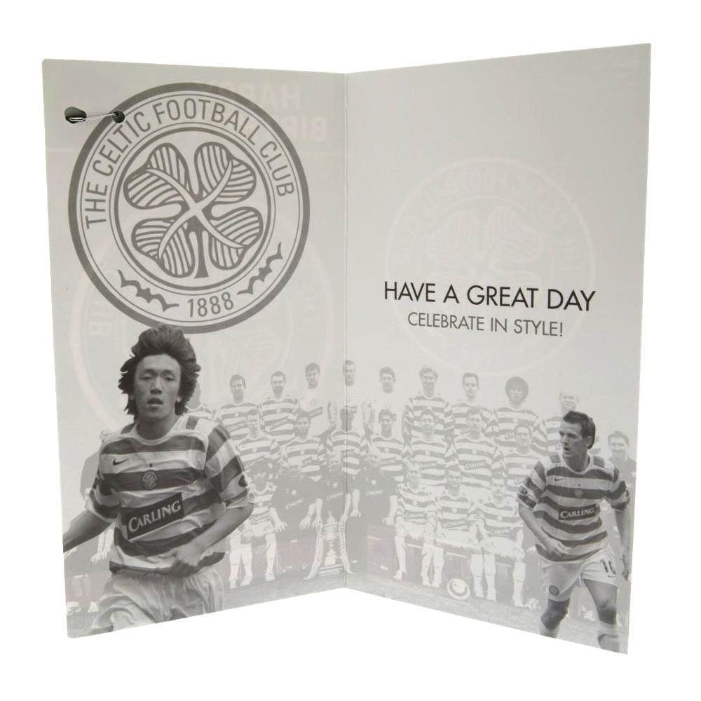 Celtic Birthday Card with Matching Badge Set - Unique Irish-Themed Greeting Card & Pin for Birthdays, St. Patrick's Day & Special Occasions
