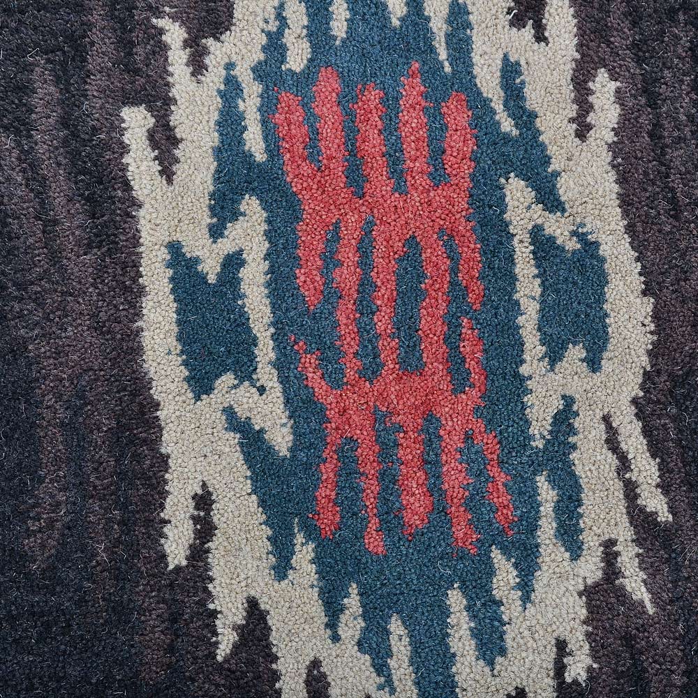 Premium Hand Tufted Honeycomb Pattern Area Rug - Soft Non-Slip Living Room Carpet for Bedroom, Nursery & Home Decor
