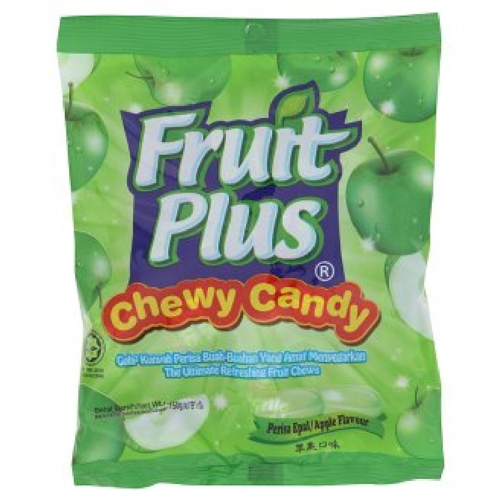 Fruit Plus Chewy Candy 150g - Delicious Apple Flavor (1 Pack) | Soft & Chewy Gourmet Candy for Parties, Gifts & Snacking