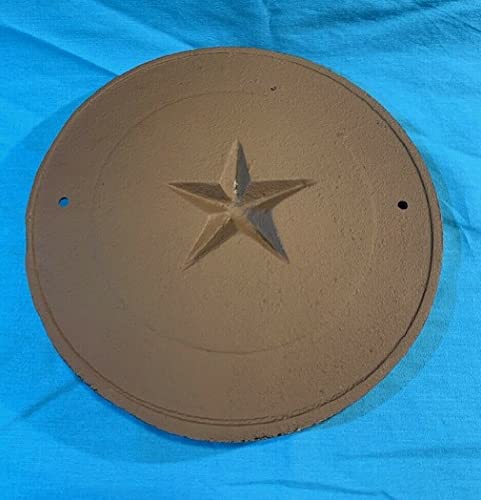 Texas State Seal Cast Iron Wall Plaque - 8.5