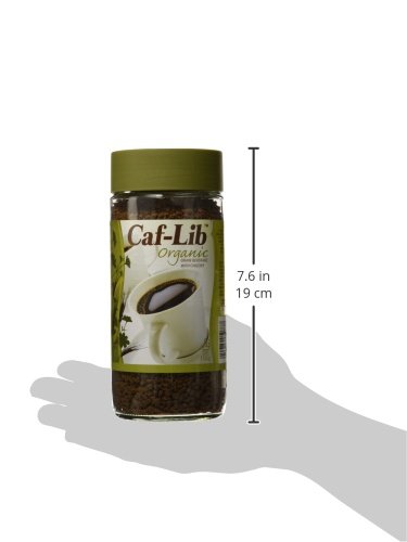 Organic Caf-Lib Coffee Substitute - 5.29 Oz | Caffeine-Free Herbal Beverage | Perfect for Morning Routine, Pregnancy & Healthy Lifestyle