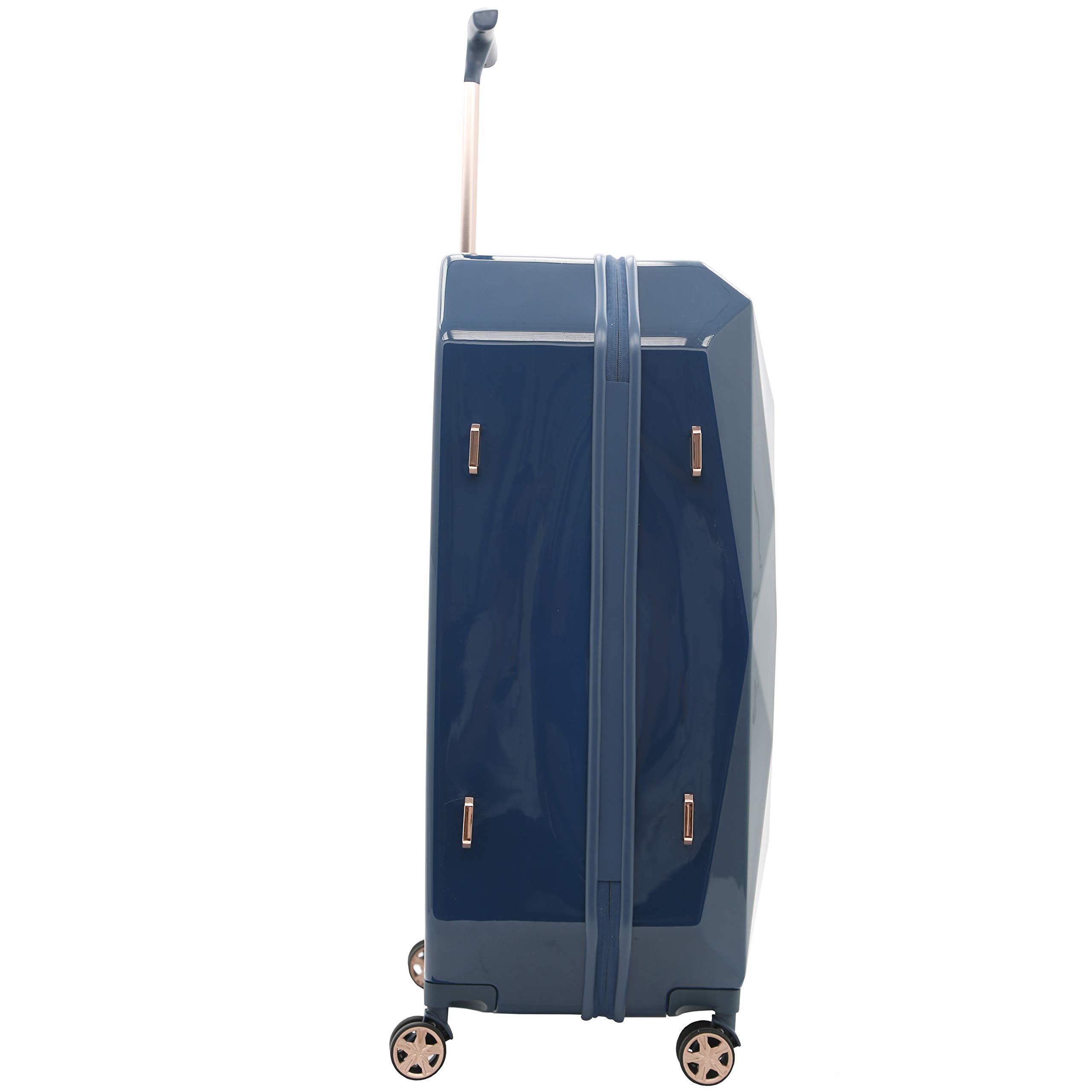 Kensie Women's Gemstone Luggage Set - Midnight Blue 20-Inch Carry-On Spinner Suitcase for Travel, Business Trips & Weekend Getaways