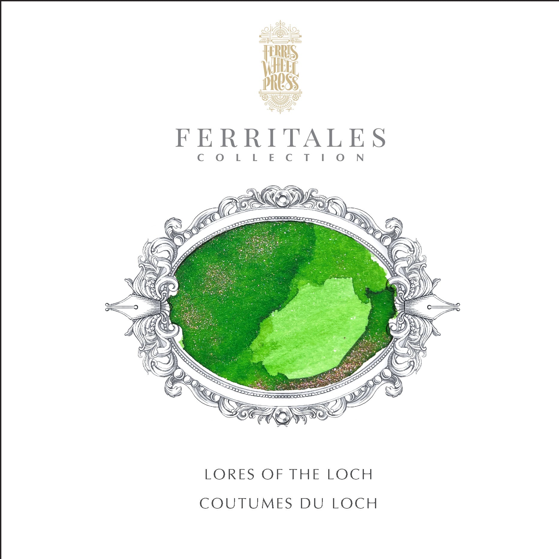 Ferris Wheel Press Lores of the Loch Fountain Pen Ink - 20mL Bottle for Calligraphy, Journaling & Letter Writing - Premium Ink for Dip Pens & Fine Writing