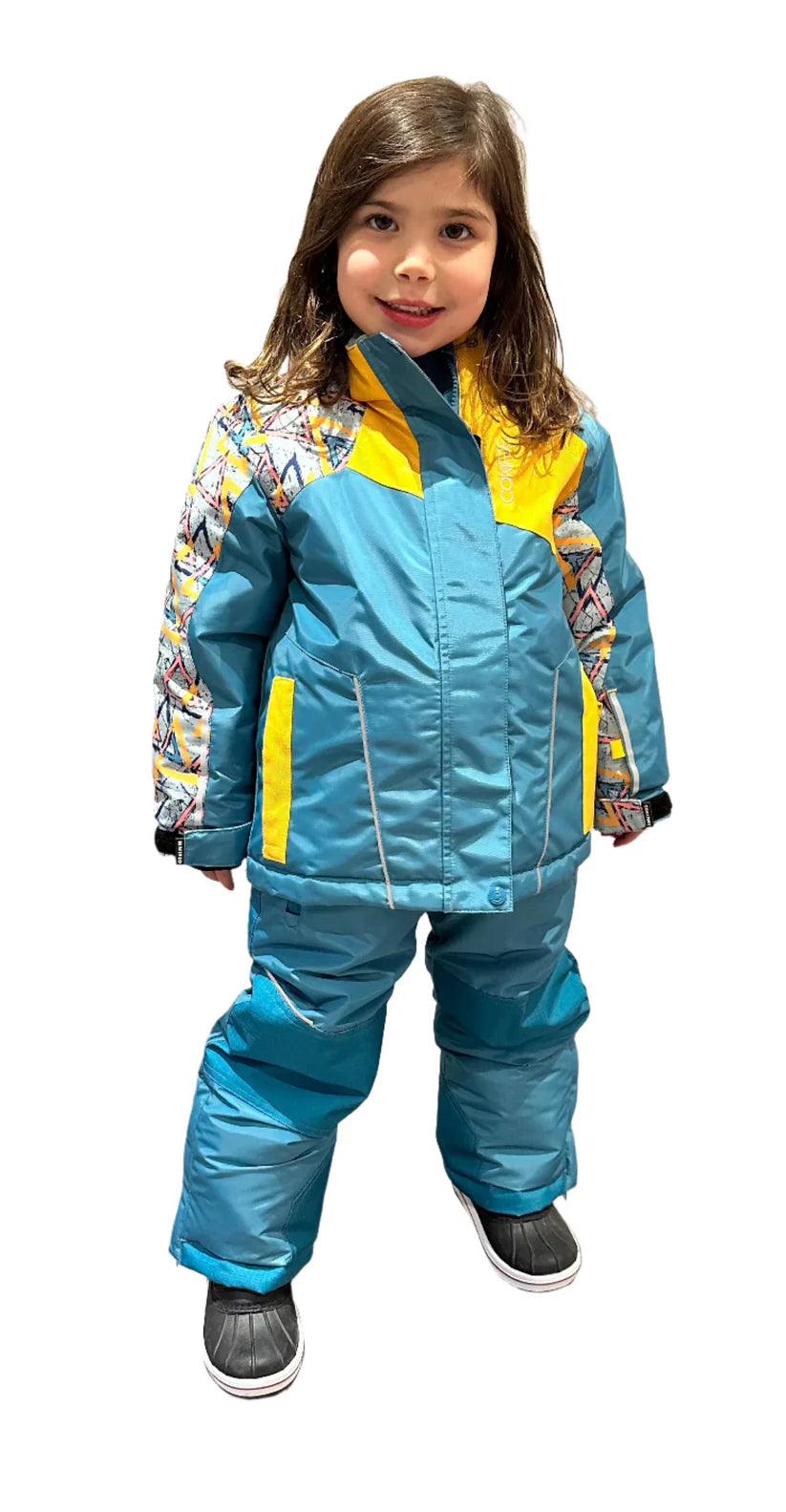Conifere Girls' Winter Snow Suit - Waterproof Insulated Snowsuit for Kids (Sizes 4, 6x, 7) - Perfect for Skiing, Snowboarding & Outdoor Winter Play