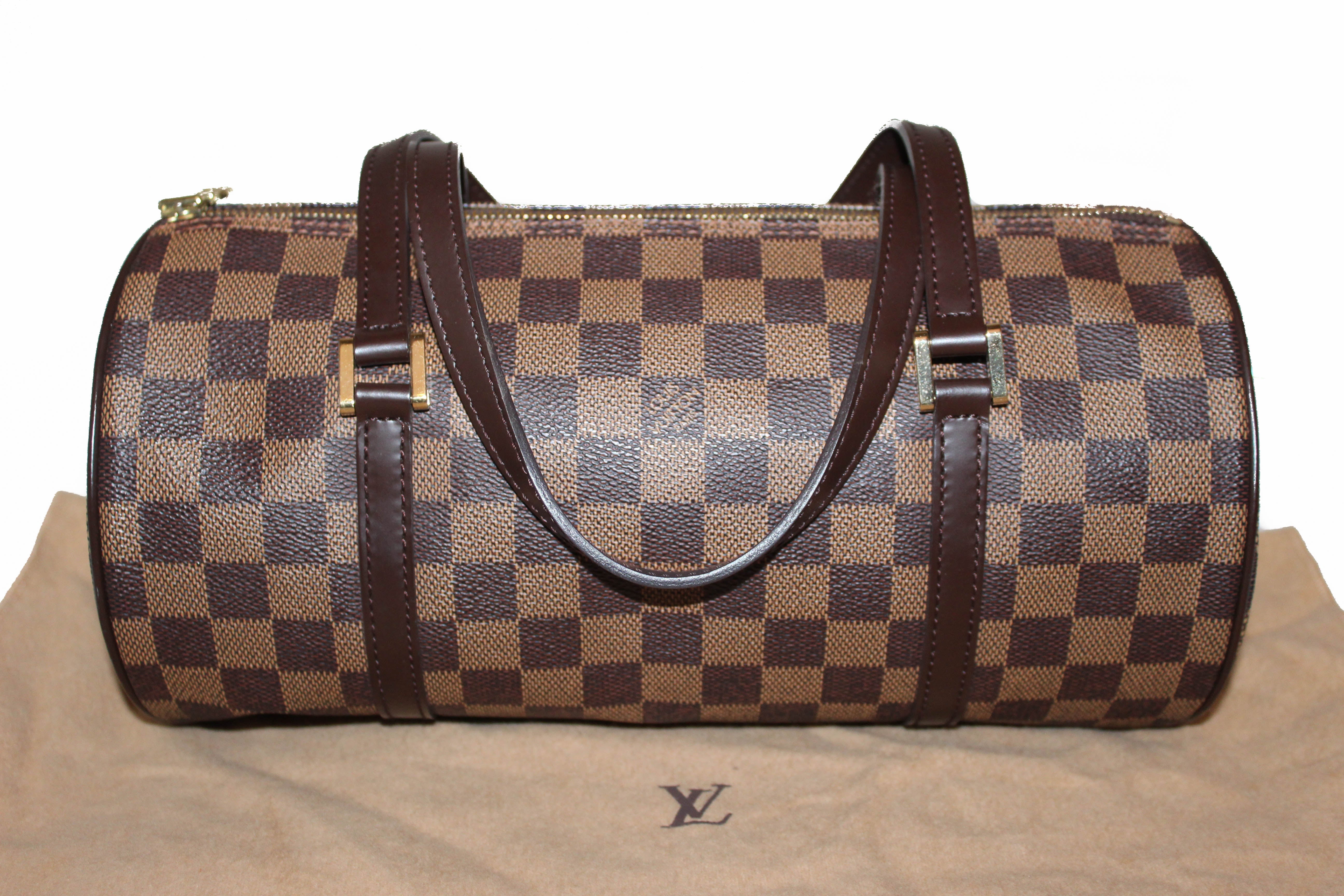 Authentic Louis Vuitton Damier Ebene Papillon 26 Crossbody Bag - Luxury Designer Handbag for Women | Perfect for Work, Travel & Evening Events