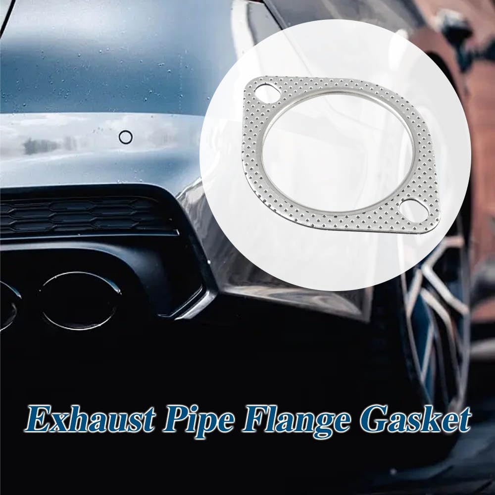 2PCS 3-Inch Exhaust Gasket for Car Truck SUV - High Temp Seal