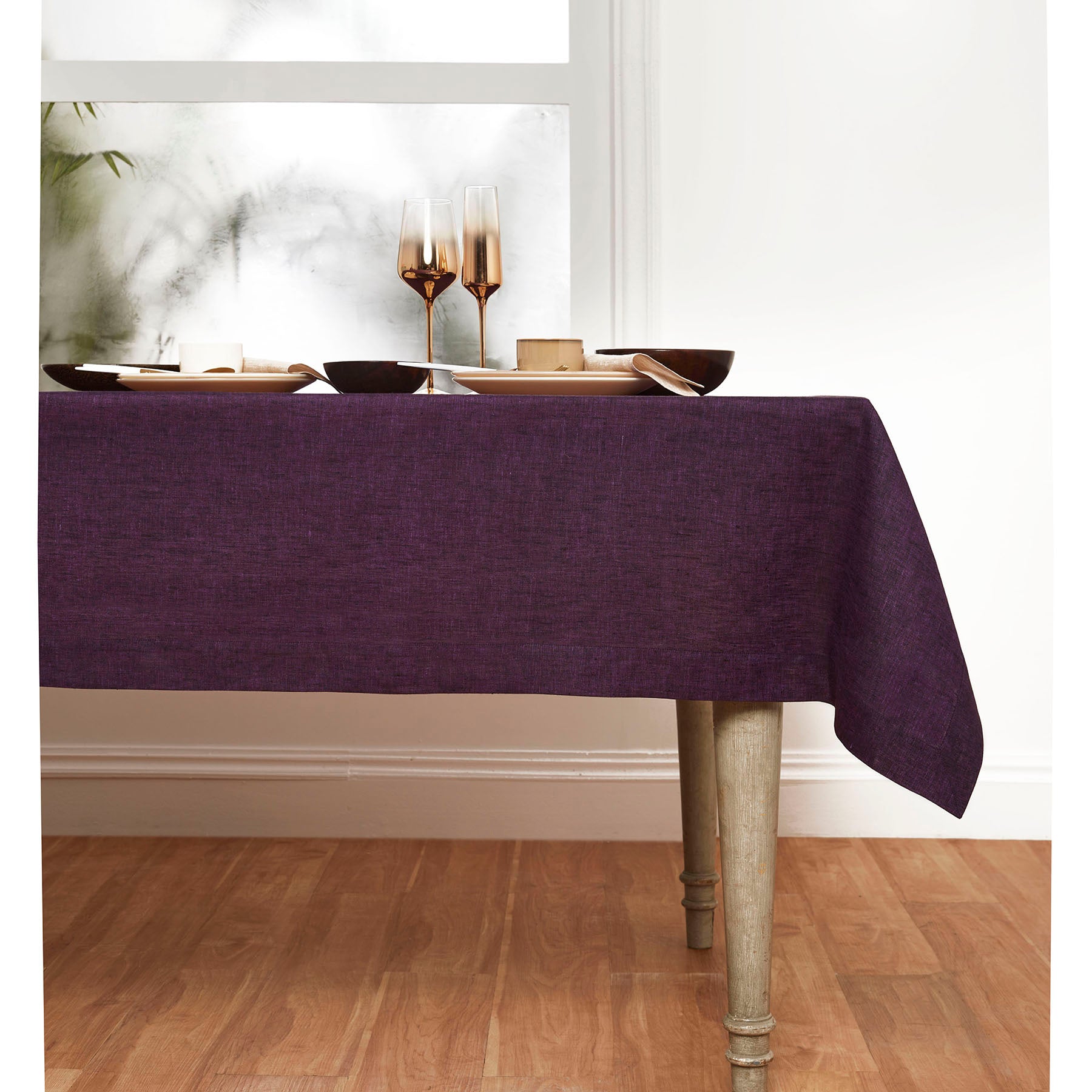 Premium Athena Tablecloth - Elegant & Durable Dining Table Cover for Home, Restaurants & Events - Washable & Wrinkle-Resistant Fabric