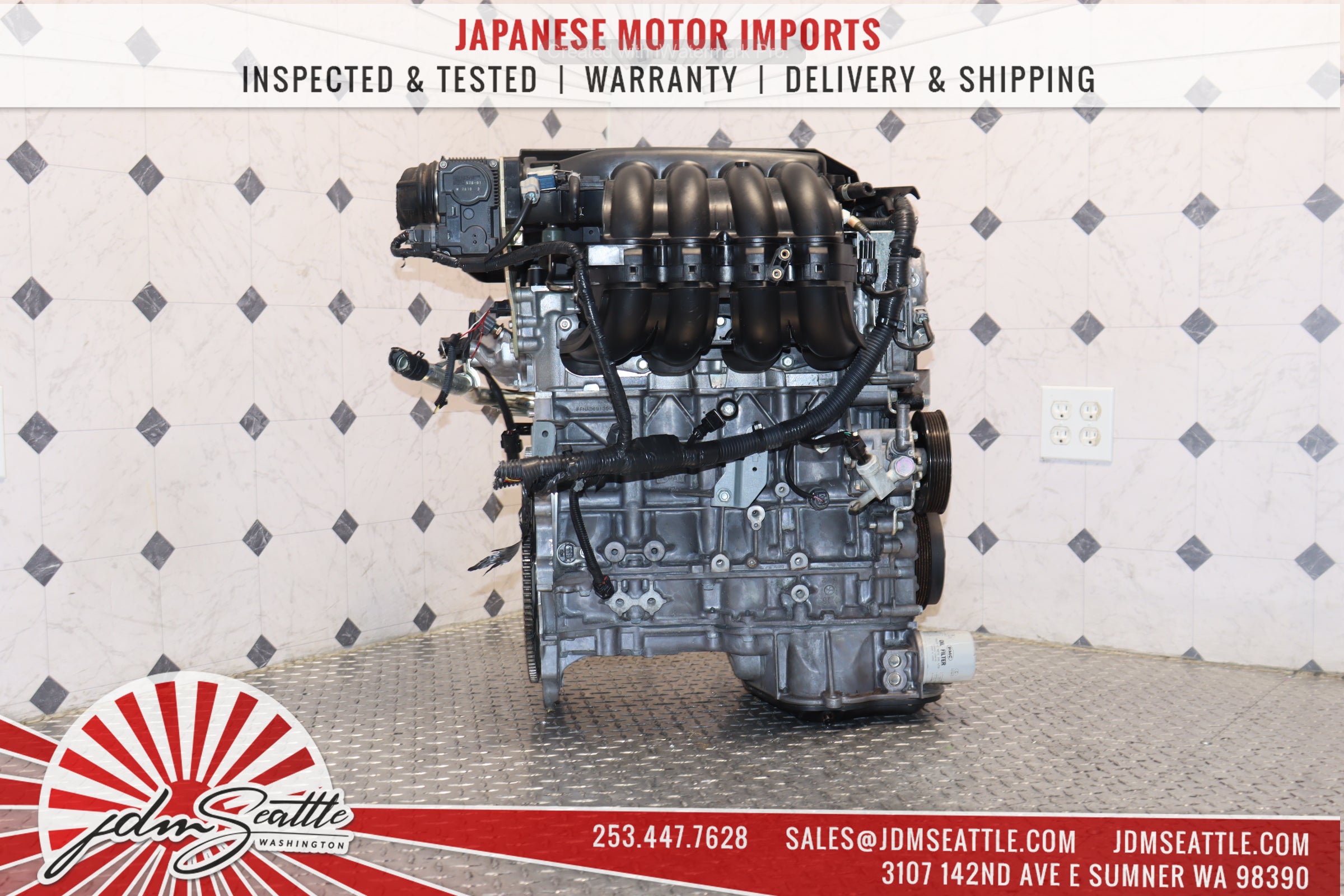 JDM QR25DE 2.5L DOHC Engine for 2002-2006 Nissan Altima & Sentra - High Performance Replacement Motor - Perfect for Engine Swap & Car Restoration Projects