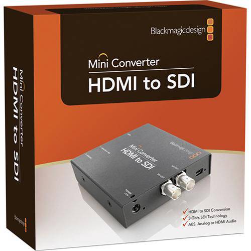Blackmagic Design Mini Converter HDMI to SDI 4K - Professional Video Converter for Live Streaming, Broadcast & Studio Production
