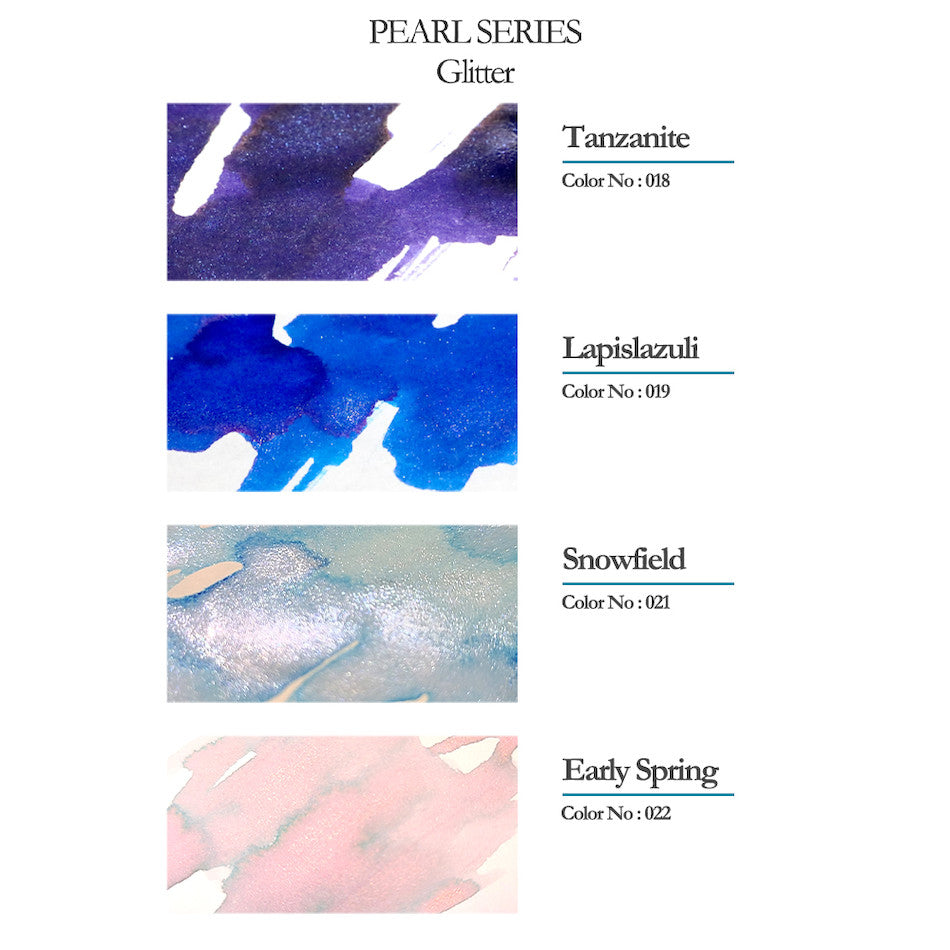 Dominant Industry Pearl Bottled Ink - 25ml Vibrant Shimmering Ink for Calligraphy, Art & Journaling - Perfect for Fountain Pens, Dip Pens & Creative Projects