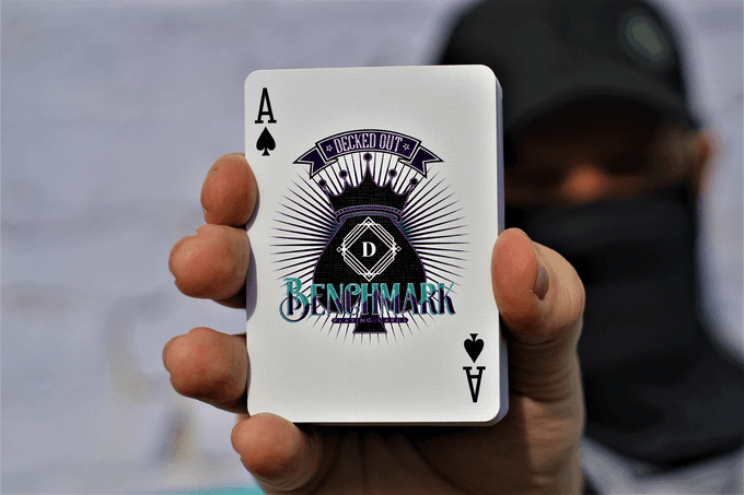 Premium Benchmark Playing Cards - Teal Blue Deck for Poker, Magic Tricks & Card Games | Ideal for Casino Nights, Family Gatherings & Professional Performances