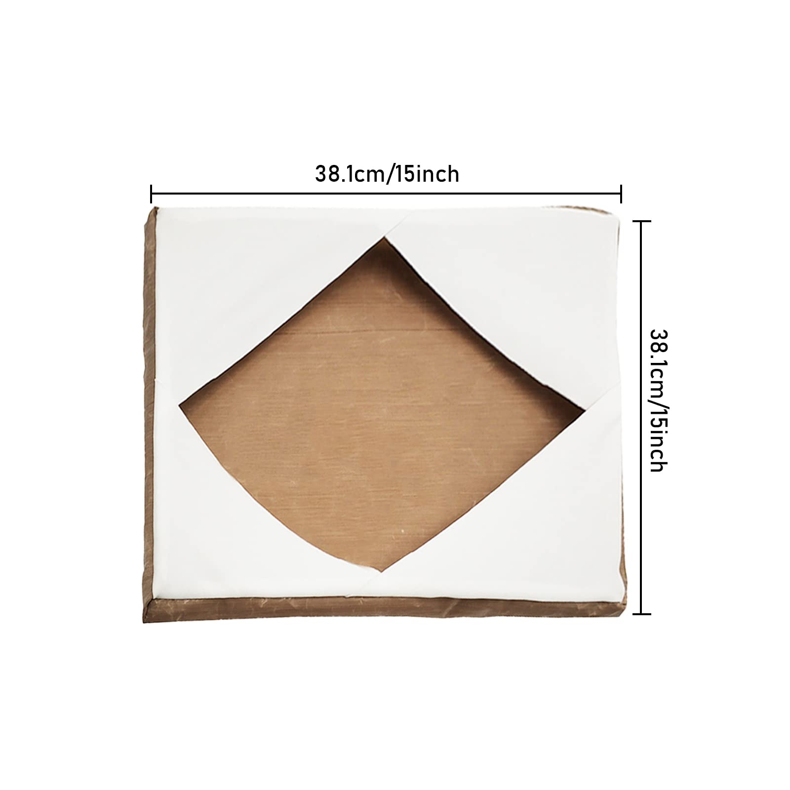 Heavy Duty Heat Press Platen Wrap Cover - 15x15 Inch Sublimation Heat Press Machine Plate Protector for T-Shirts, Mugs & DIY Projects
