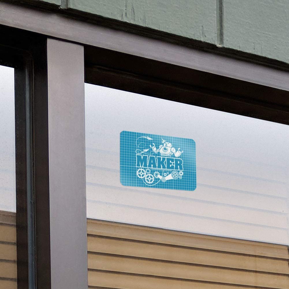 Custom Robot and Gears Blueprint Design Metal Sign for Home Office & Business Decor - Perfect for Industrial Style Spaces, Man Caves, and Workshop Wall Art