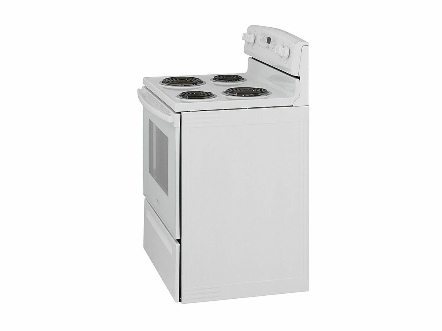 Amana ACR4503SFW 30 Inch Electric Range with Self-Cleaning Option - White | Freestanding Kitchen Stove for Home Cooking & Baking