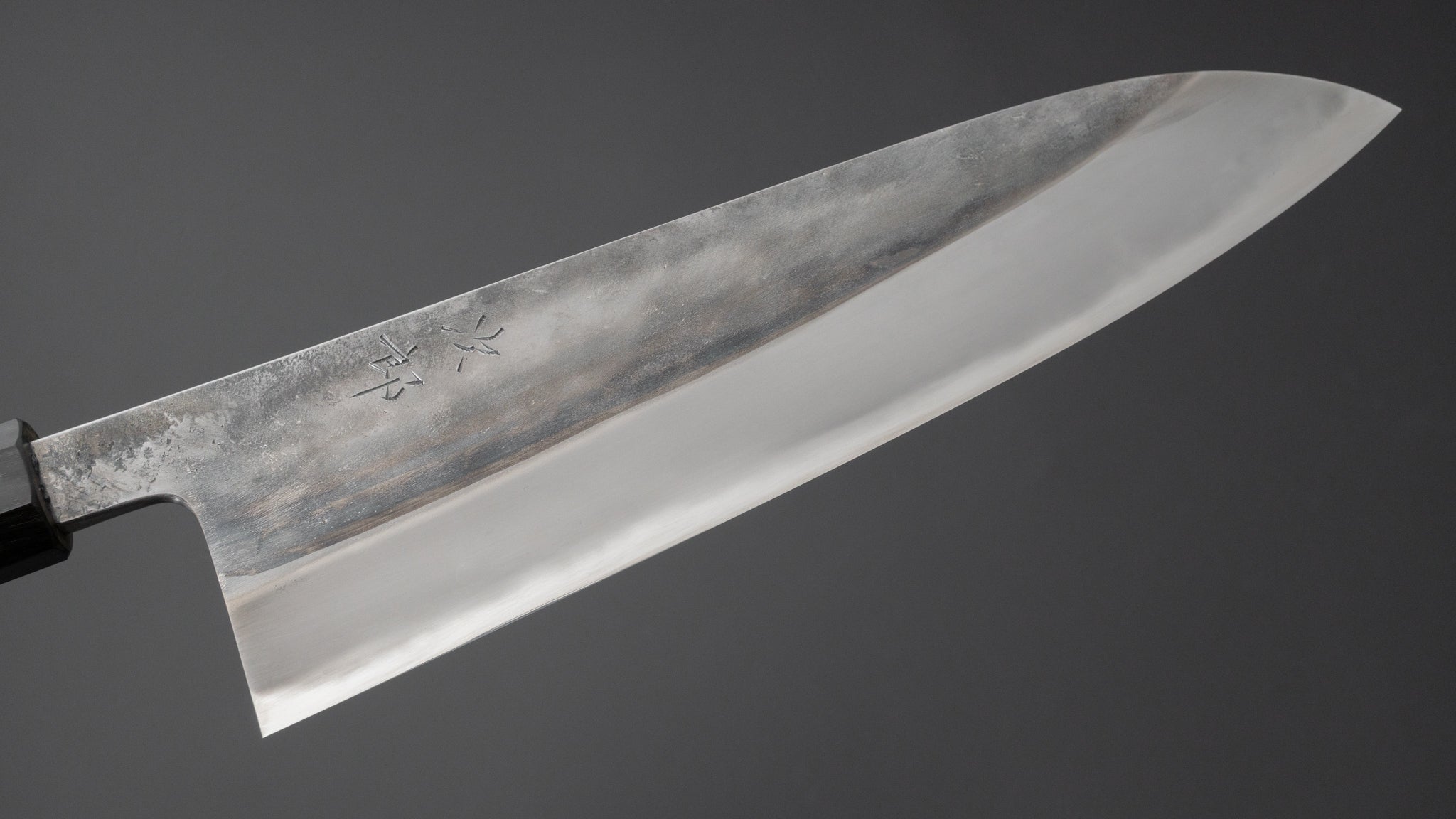 Premium Jiro Tsuchime Wa Gyuto 225mm Japanese Chef Knife with Taihei Tagayasan Handle - Perfect for Sushi, Meat Cutting & Professional Kitchen Use (#464)