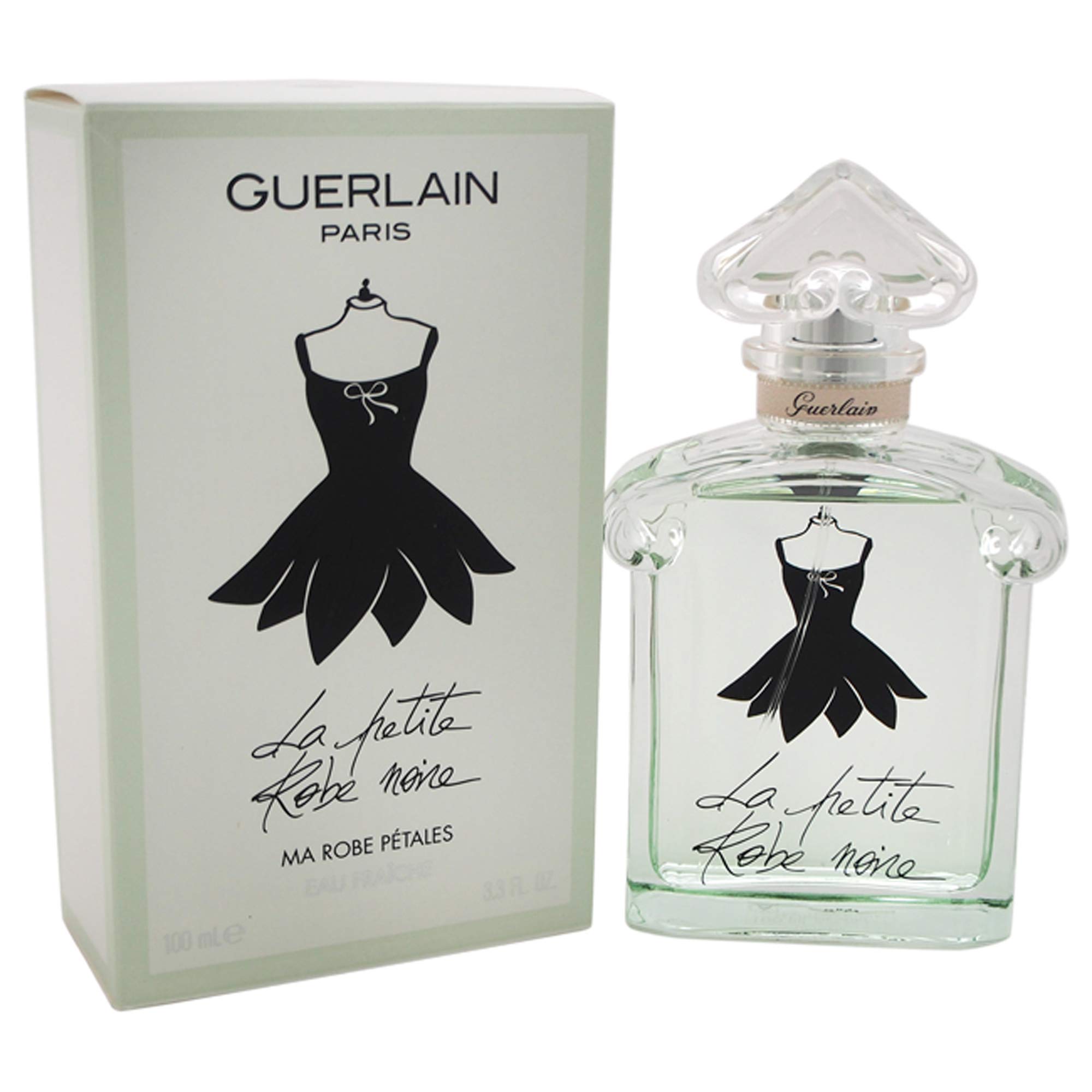 Guerlain La Petite Noire Ma Robe Petales Eau Fraiche Eau de Toilette Spray for Women, 3.3 oz - Floral Fragrance for Daytime Wear & Special Occasions